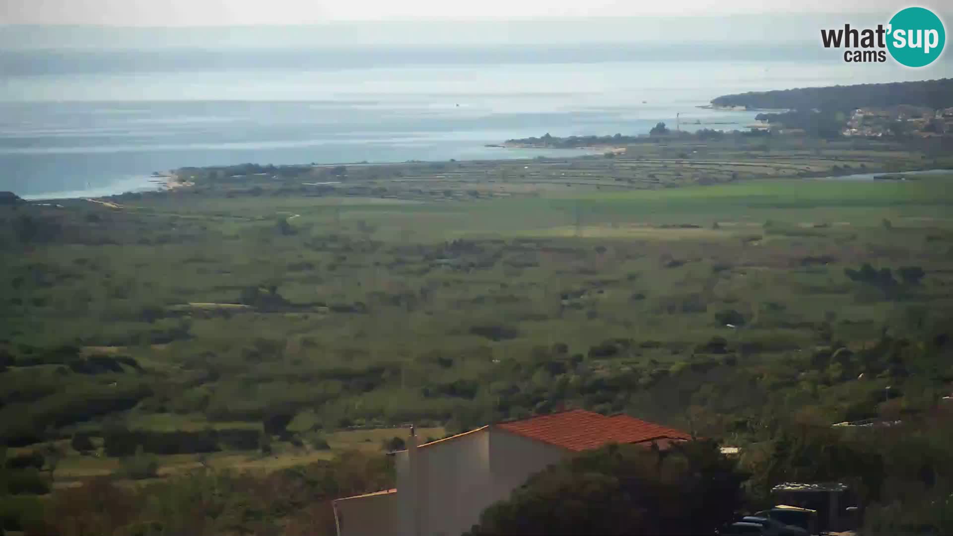 Vista de la fábrica de queso Gligora Kolan – Isla Pag
