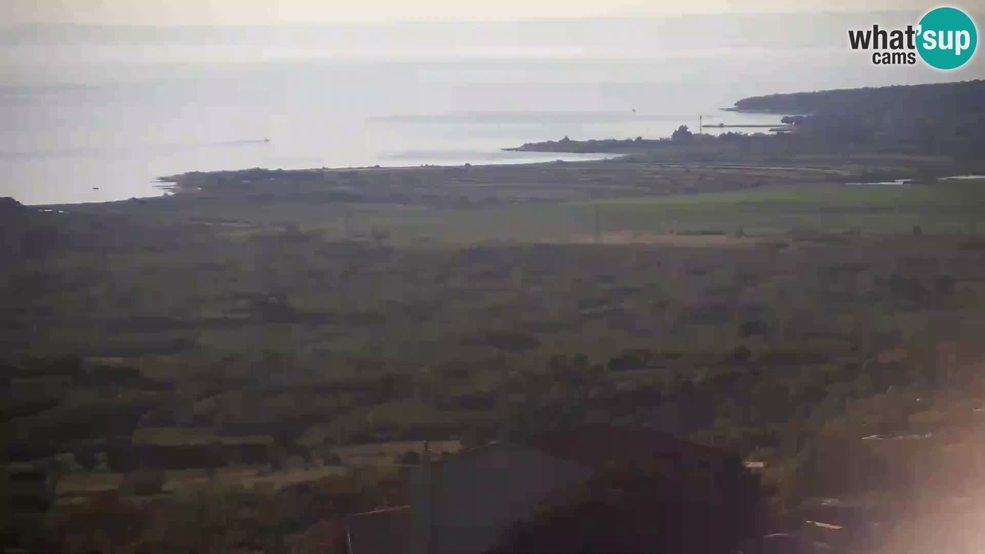 Vista dalla fabbrica di formaggio Gligora Kolan – isola di Pag