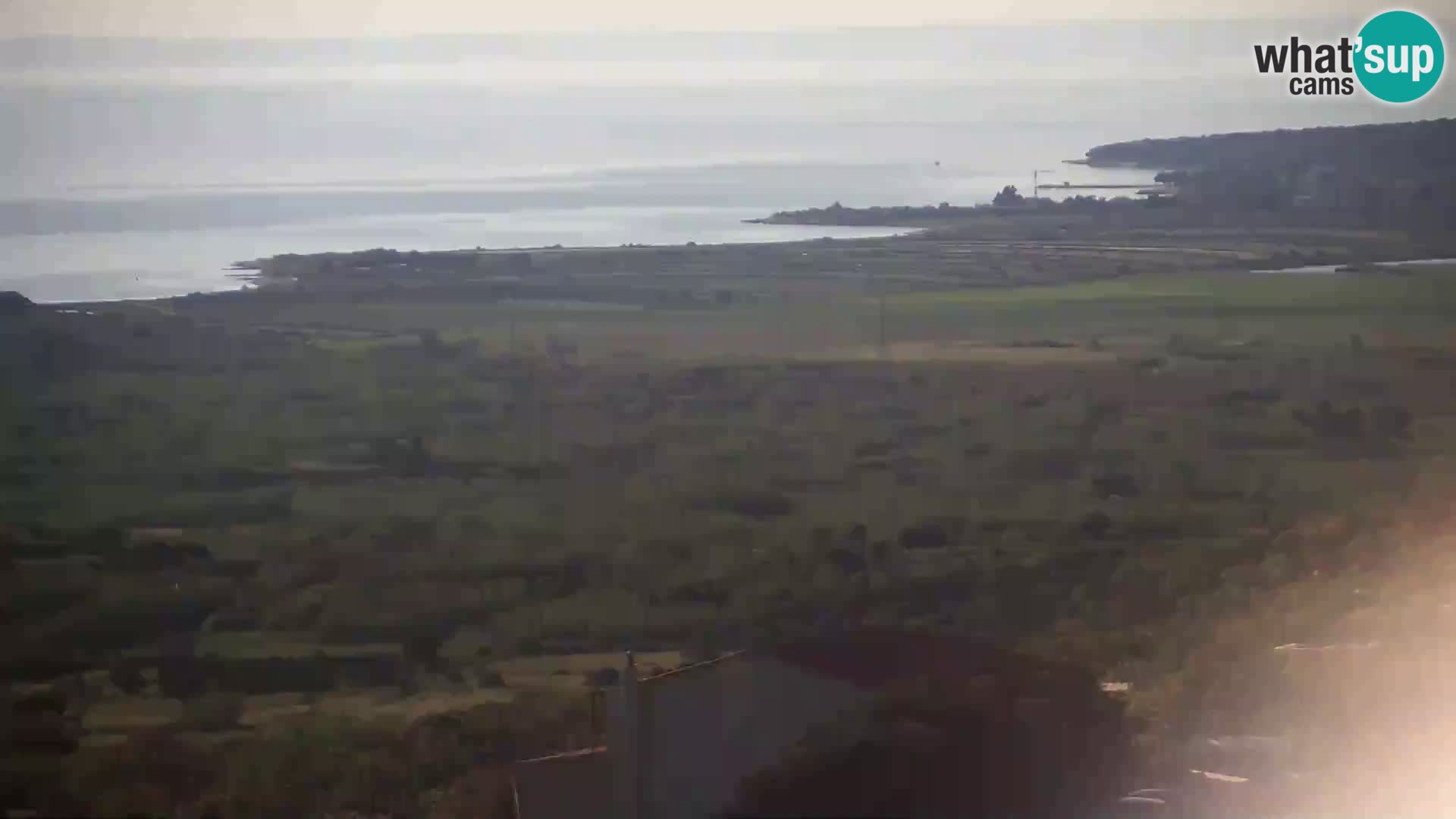 Vista dalla fabbrica di formaggio Gligora Kolan – isola di Pag
