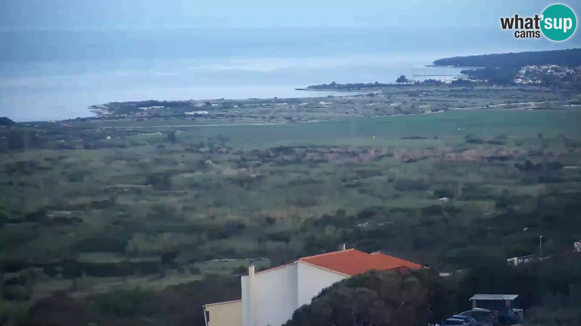Vista de la fábrica de queso Gligora Kolan – Isla Pag