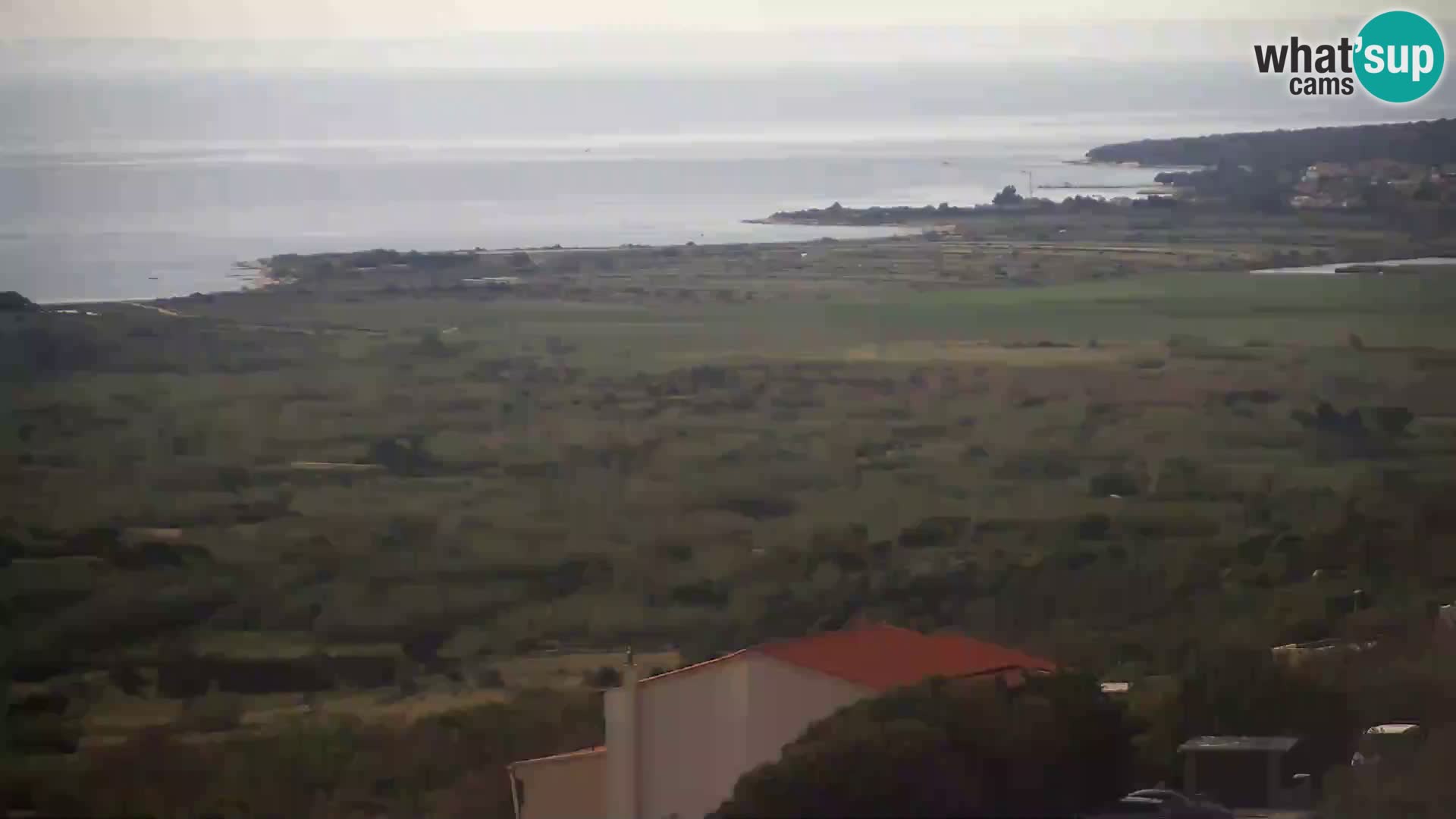 Vista de la fábrica de queso Gligora Kolan – Isla Pag