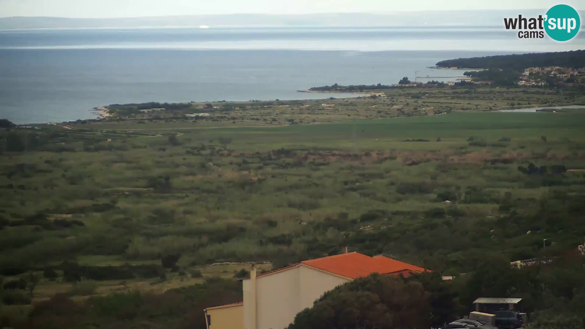 Vista de la fábrica de queso Gligora Kolan – Isla Pag