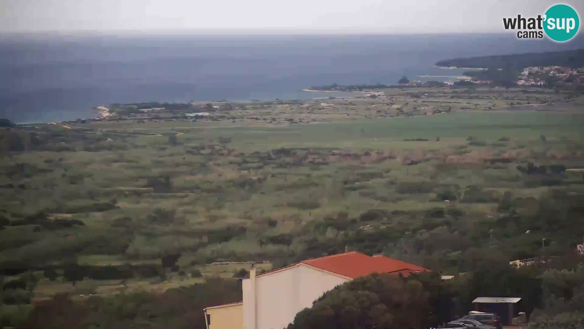 Vista dalla fabbrica di formaggio Gligora Kolan – isola di Pag
