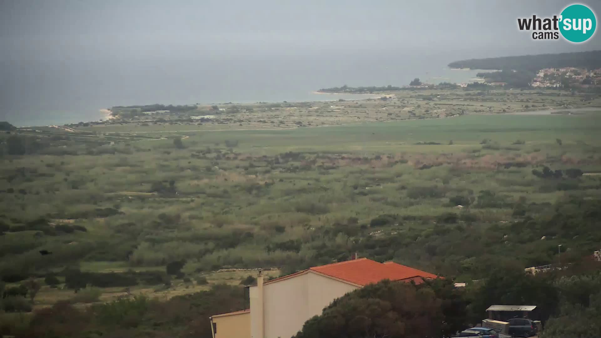 Pogled sa Sirane Gligora na Kolansko polje, blato  i ornitološki rezervat