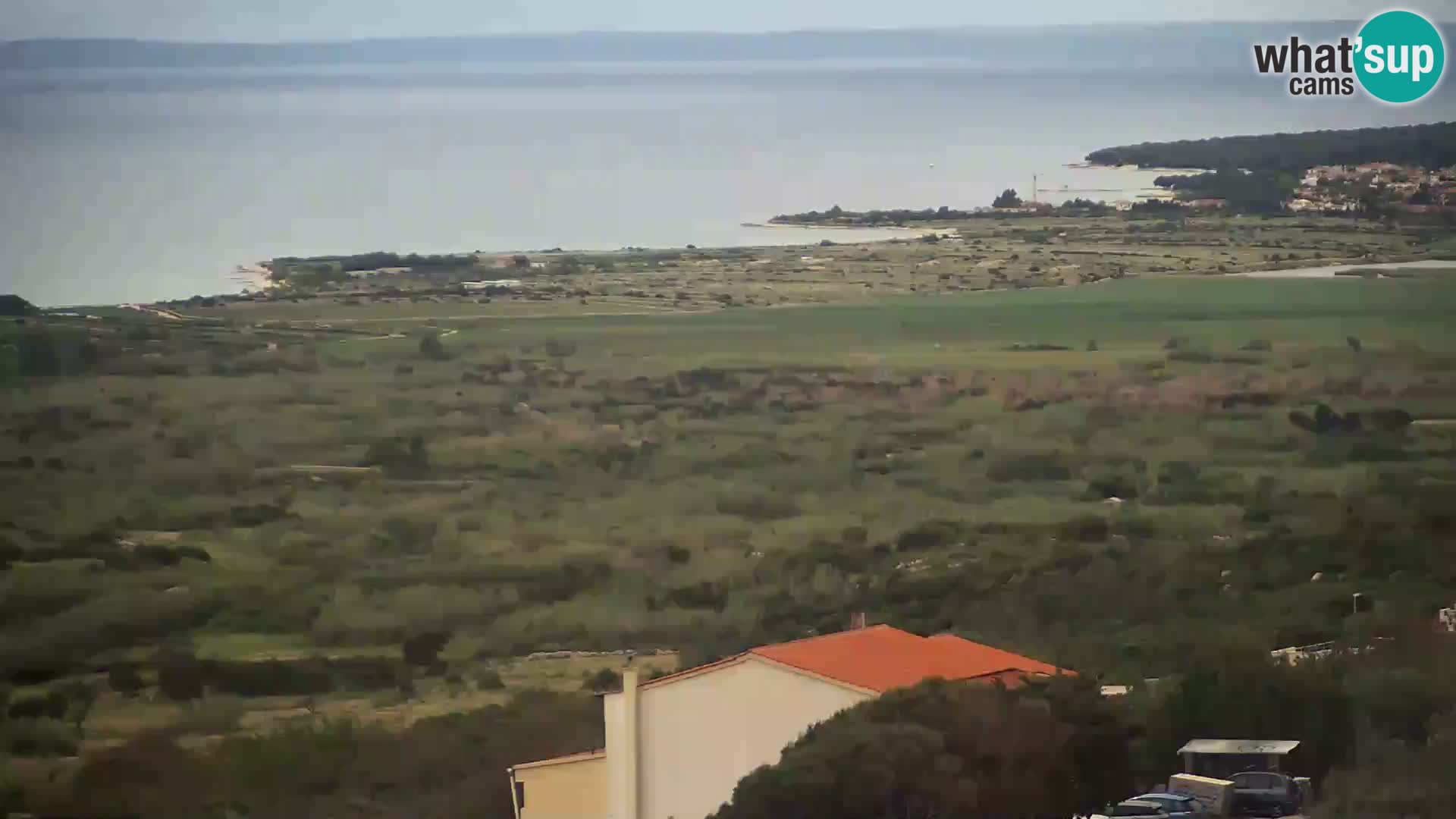 Pogled sa Sirane Gligora na Kolansko polje, blato  i ornitološki rezervat