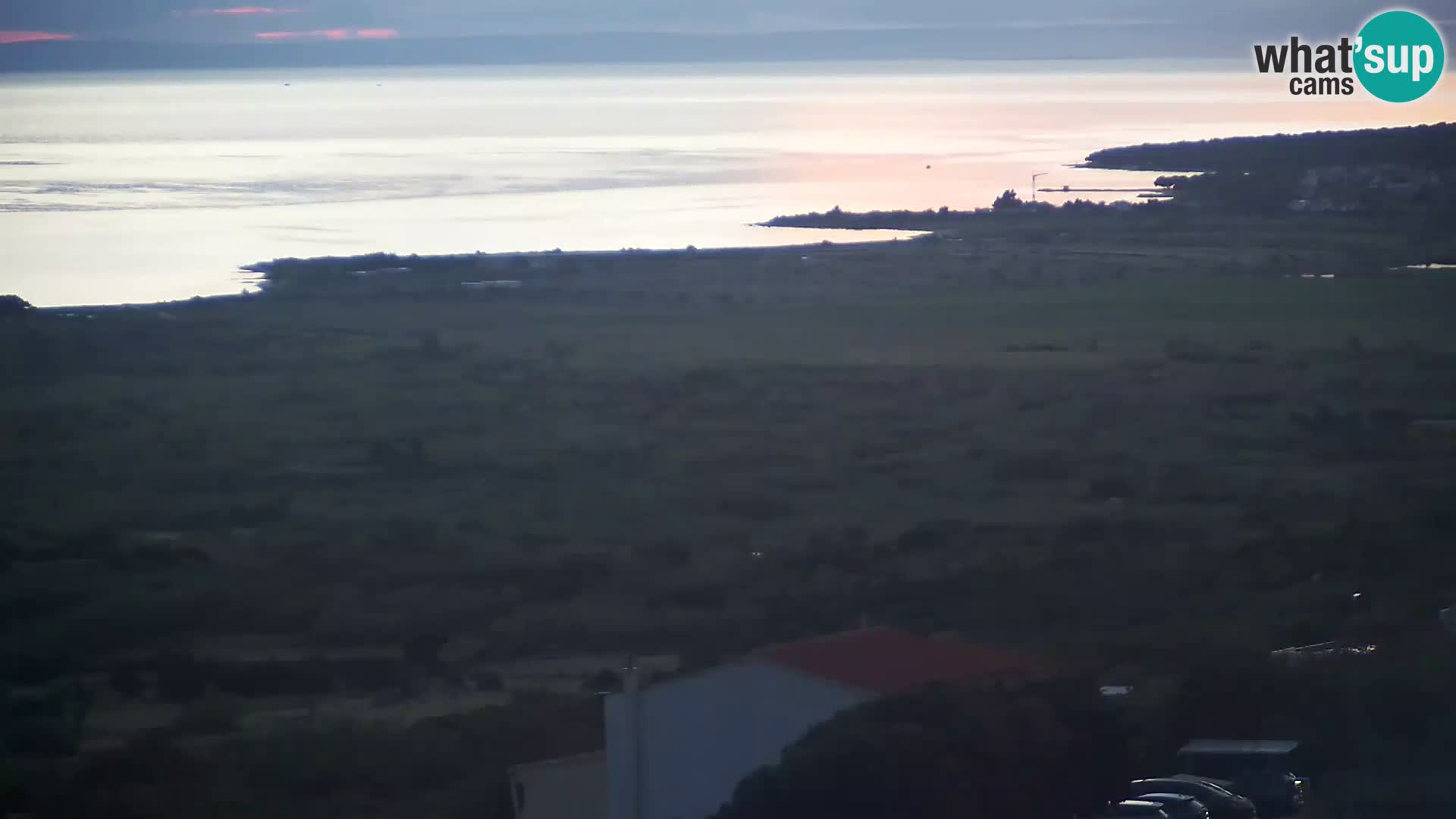 Vista dalla fabbrica di formaggio Gligora Kolan – isola di Pag