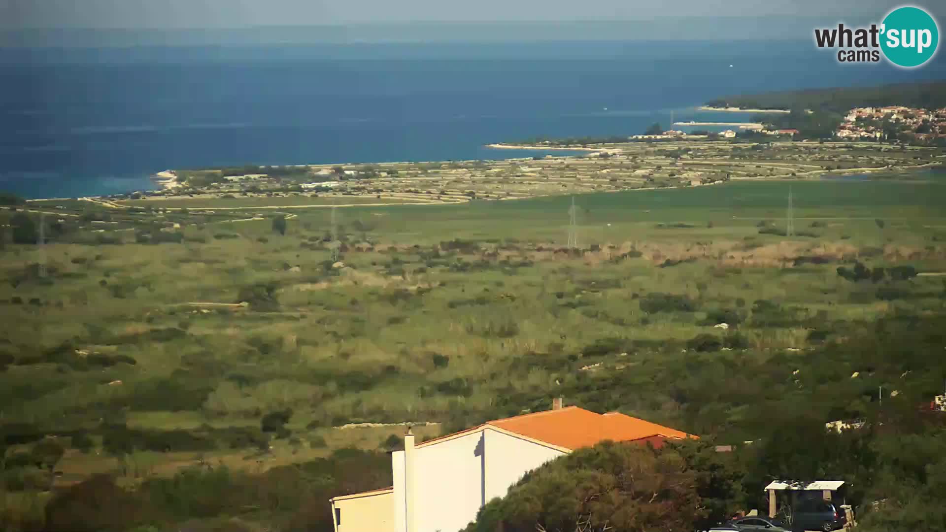Vista de la fábrica de queso Gligora Kolan – Isla Pag