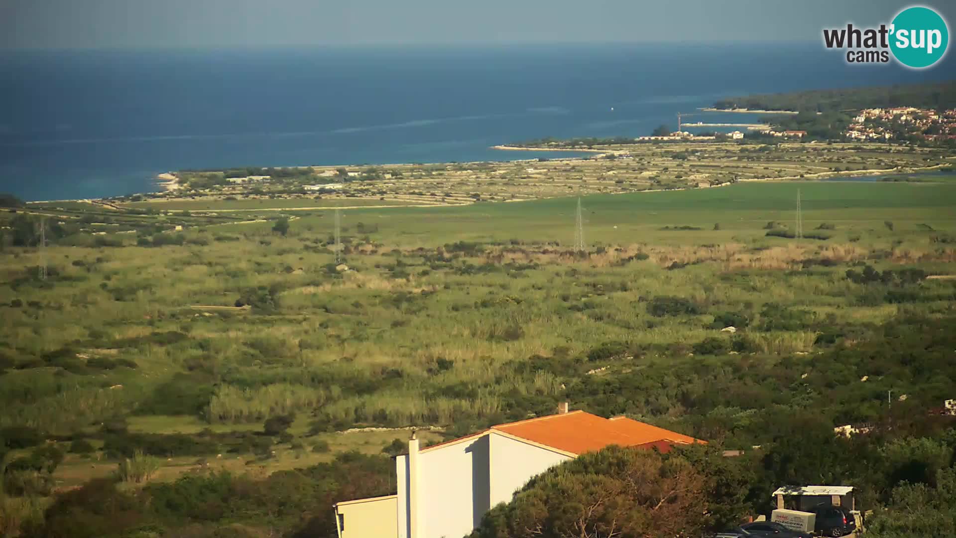 Vista de la fábrica de queso Gligora Kolan – Isla Pag