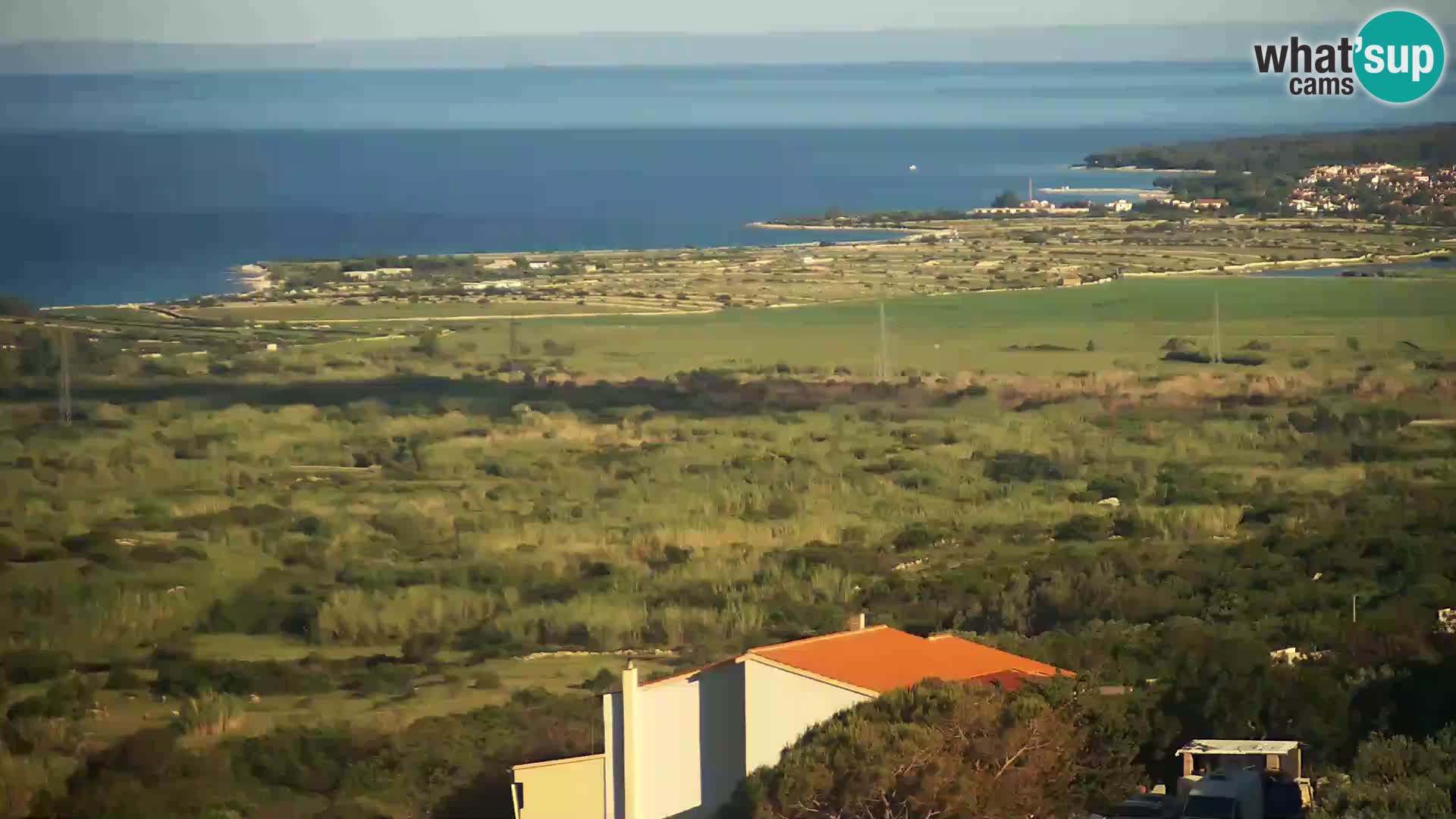 Vue de l’usine de fromage Gligora Kolan – île de Pag