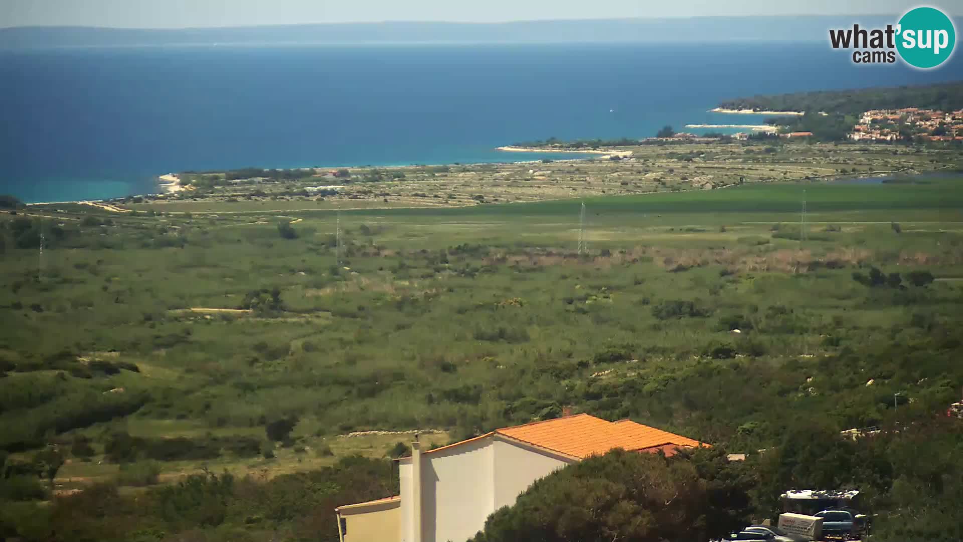 View from Gligora Cheese Factory Kolan – Pag island