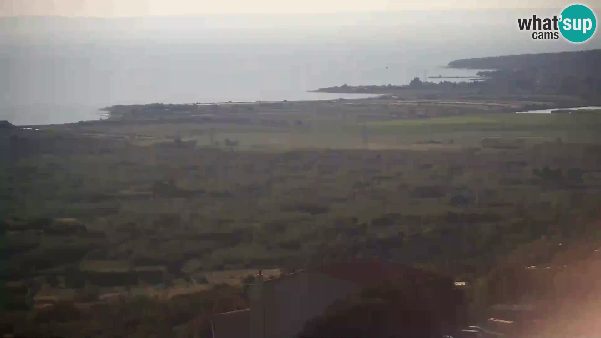 Vista dalla fabbrica di formaggio Gligora Kolan – isola di Pag