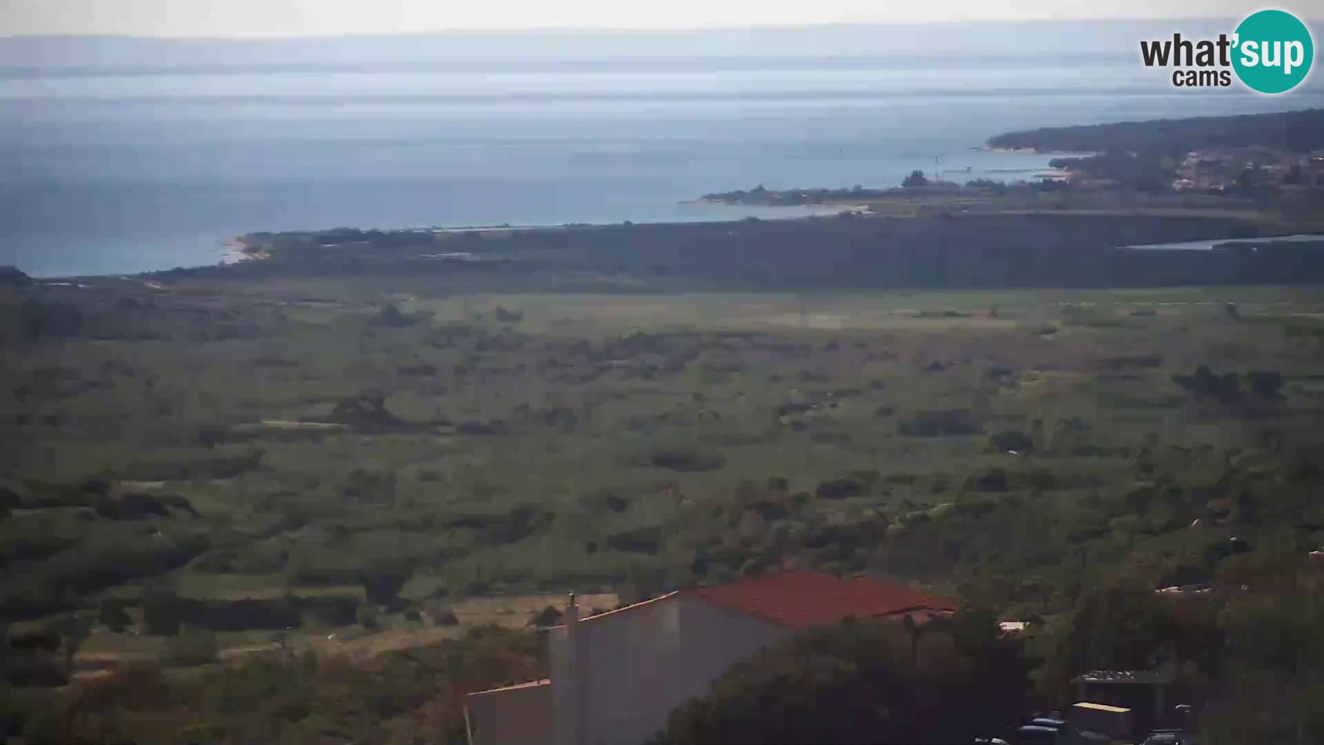 Vista de la fábrica de queso Gligora Kolan – Isla Pag