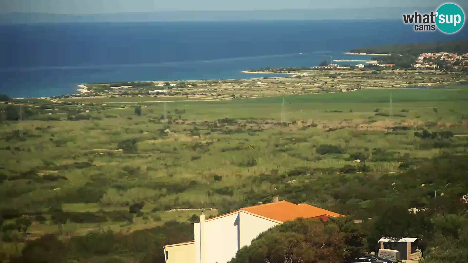 View from Gligora Cheese Factory Kolan – Pag island