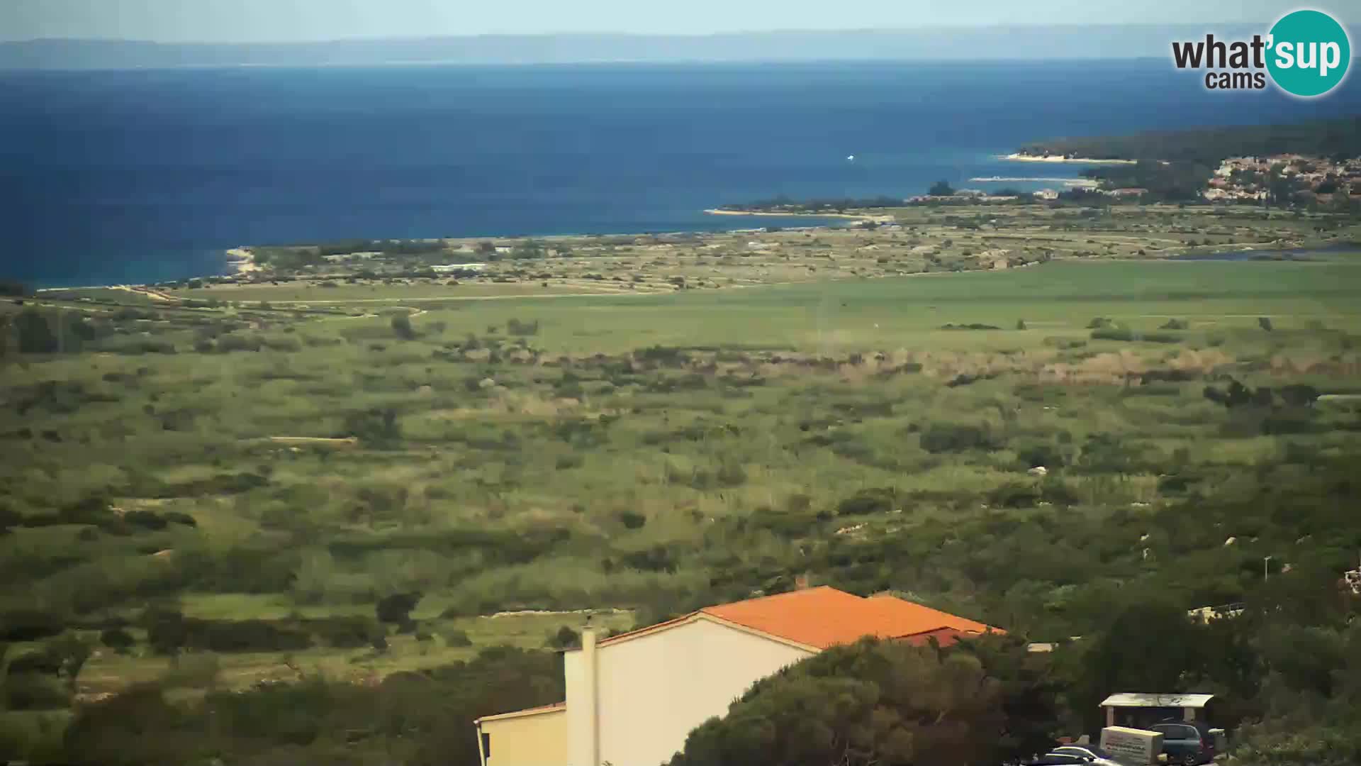 Pogled sa Sirane Gligora na Kolansko polje, blato  i ornitološki rezervat