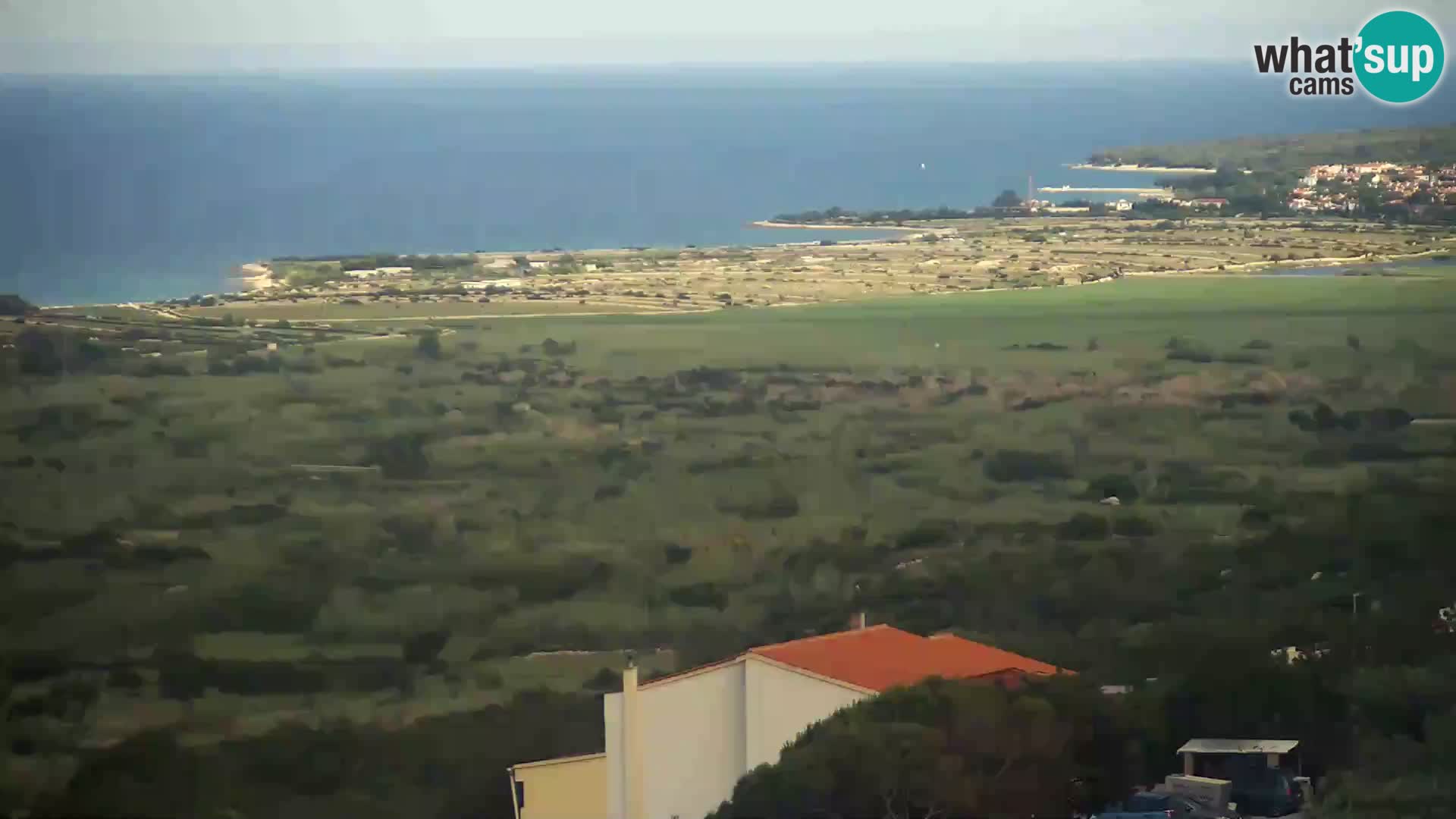 Vue de l’usine de fromage Gligora Kolan – île de Pag