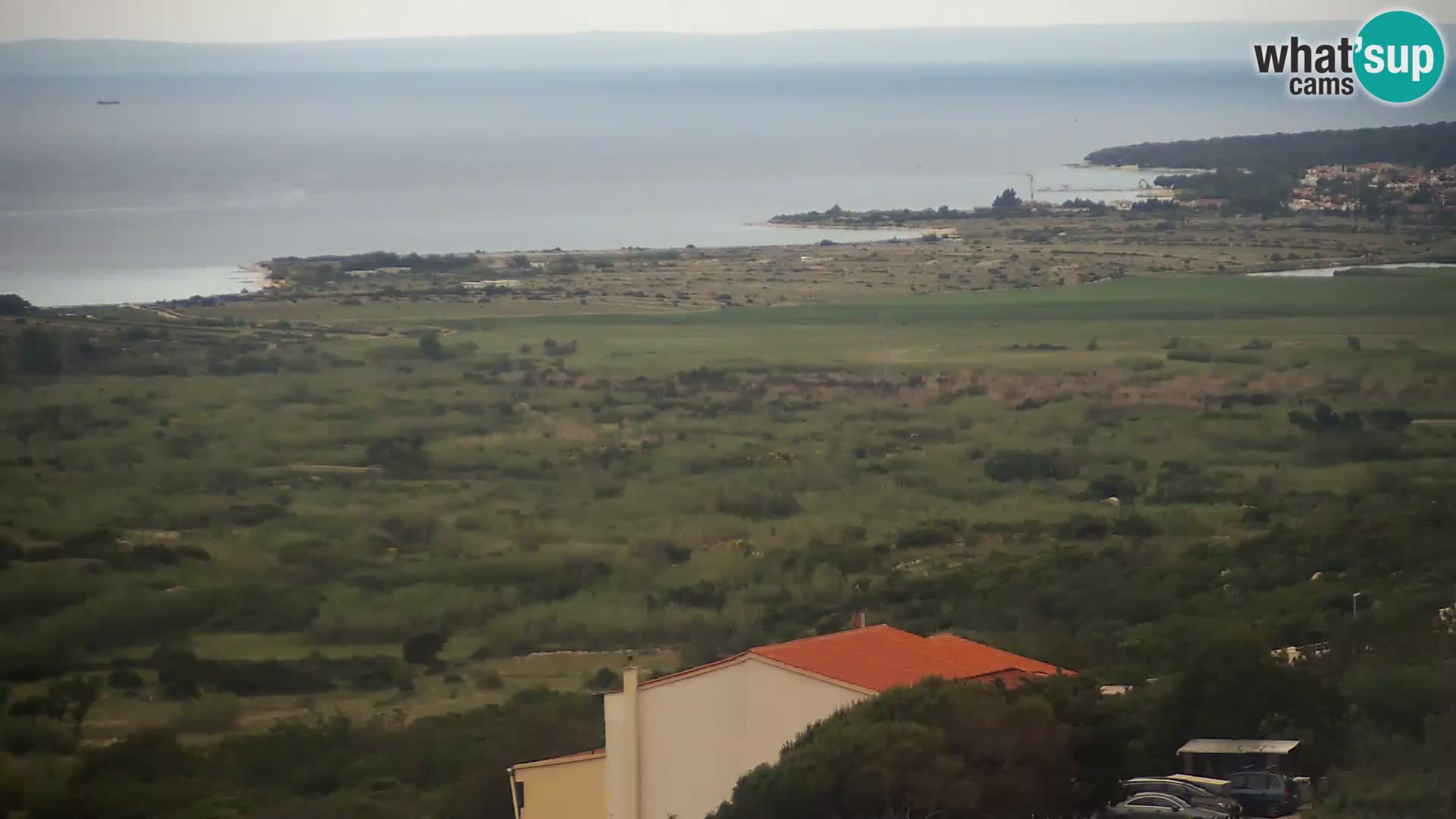 Vista dalla fabbrica di formaggio Gligora Kolan – isola di Pag