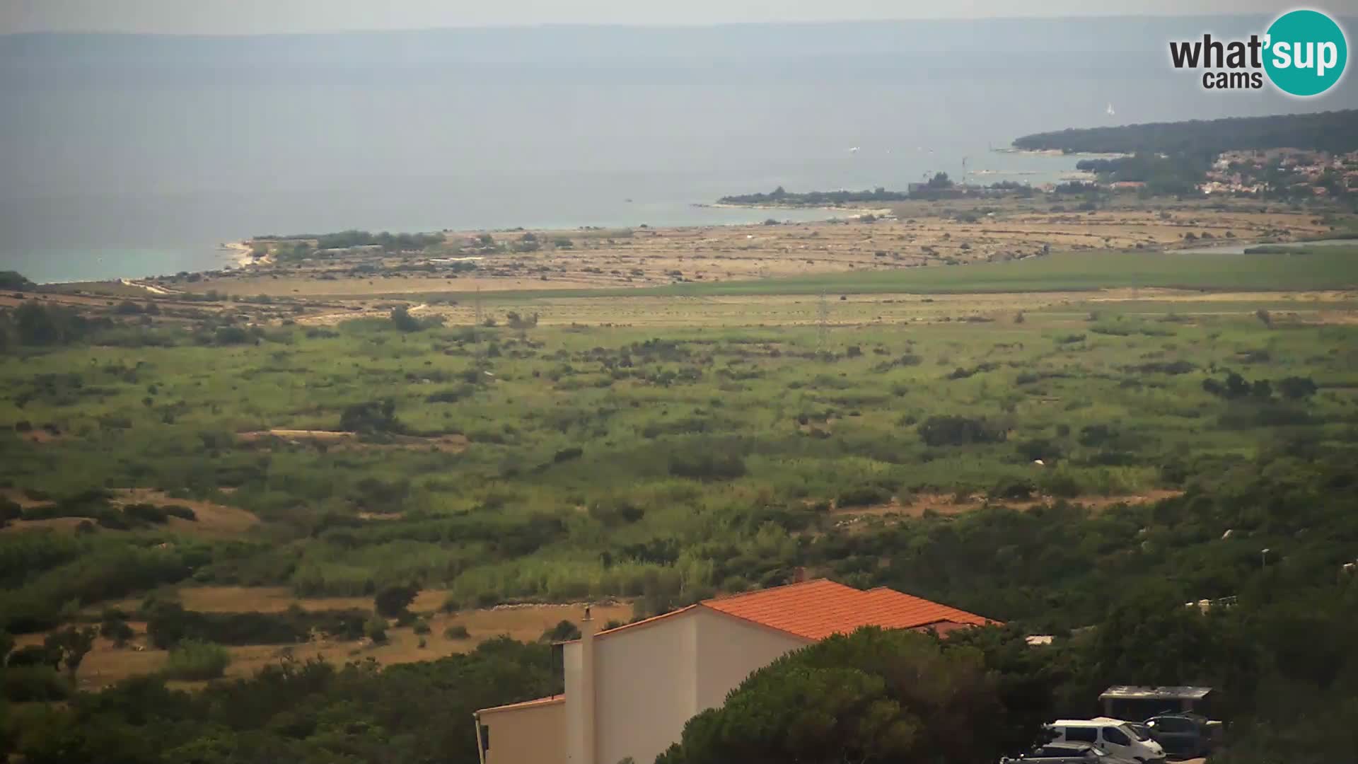 View from Gligora Cheese Factory Kolan – Pag island