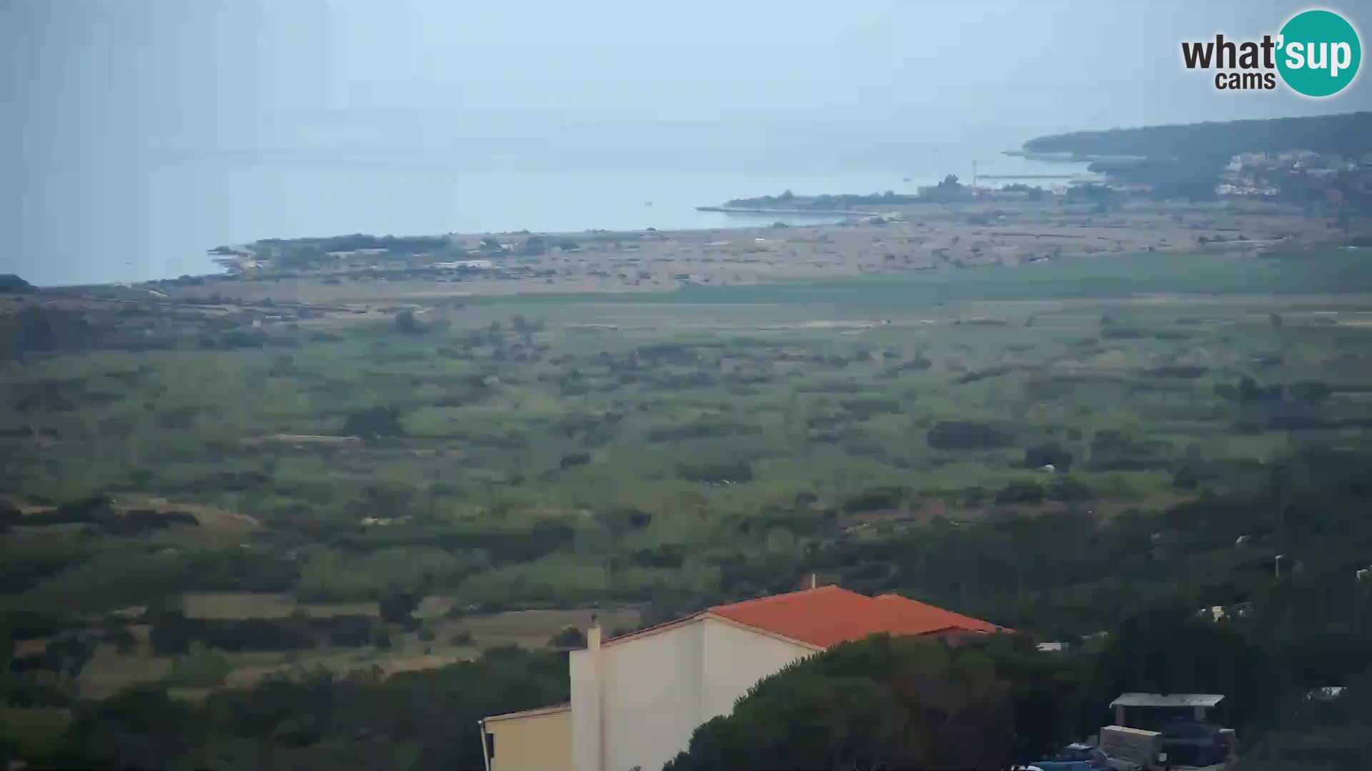 Vue de l’usine de fromage Gligora Kolan – île de Pag