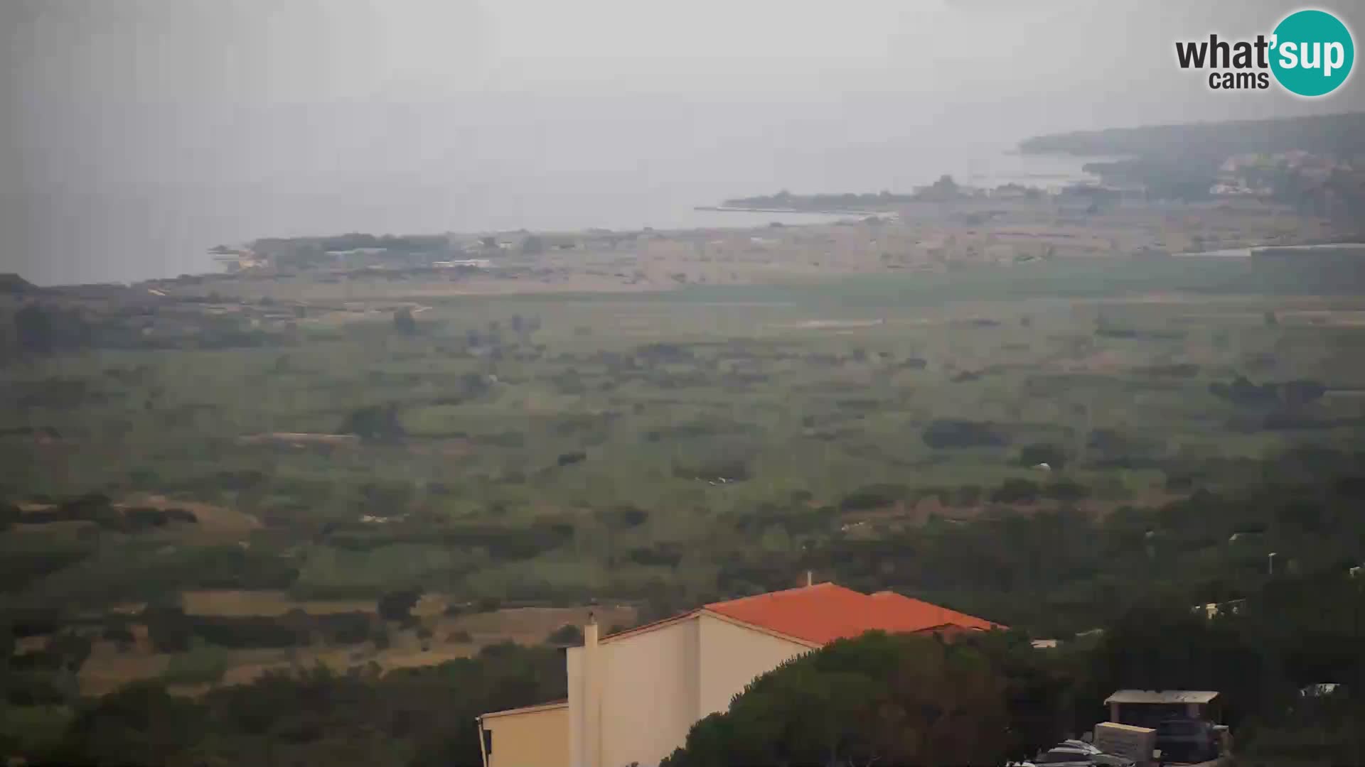 Pogled s Sirarne Gligora na Kolansko polje, blato in ornitološki rezervat