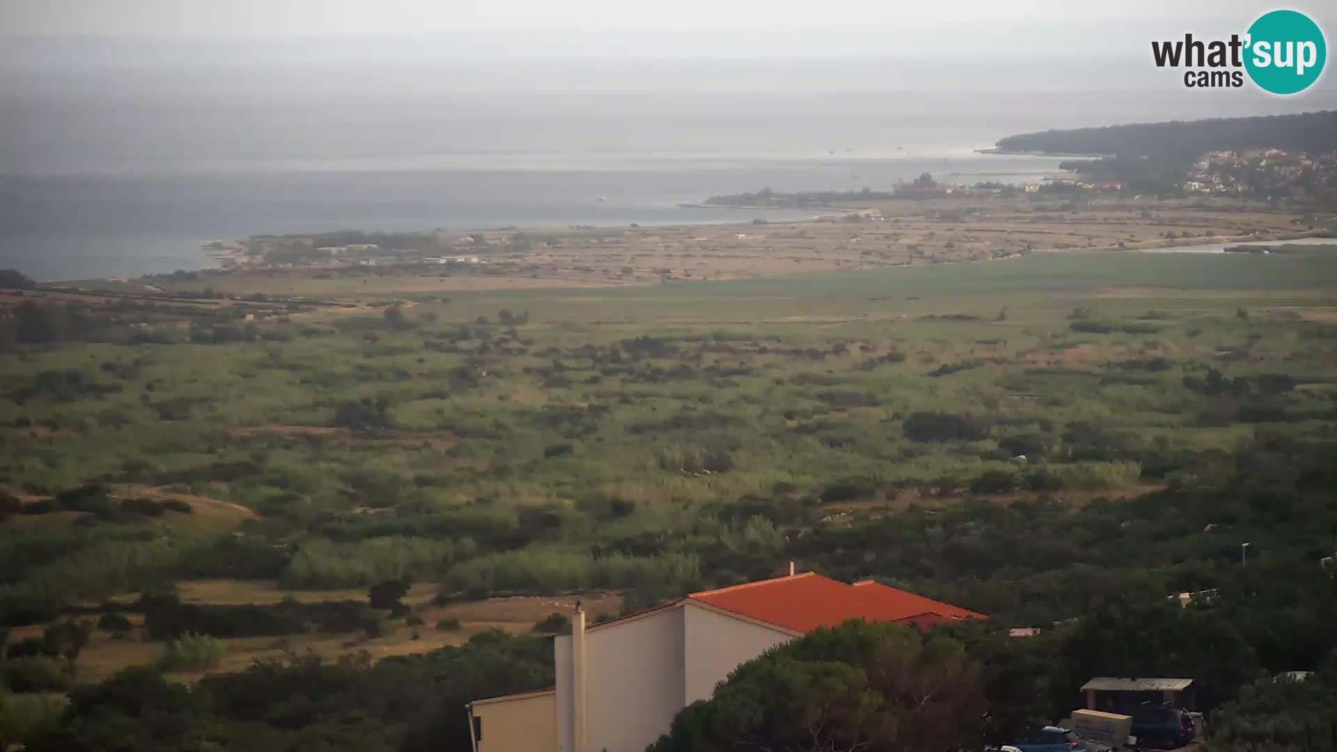 Vista dalla fabbrica di formaggio Gligora Kolan – isola di Pag