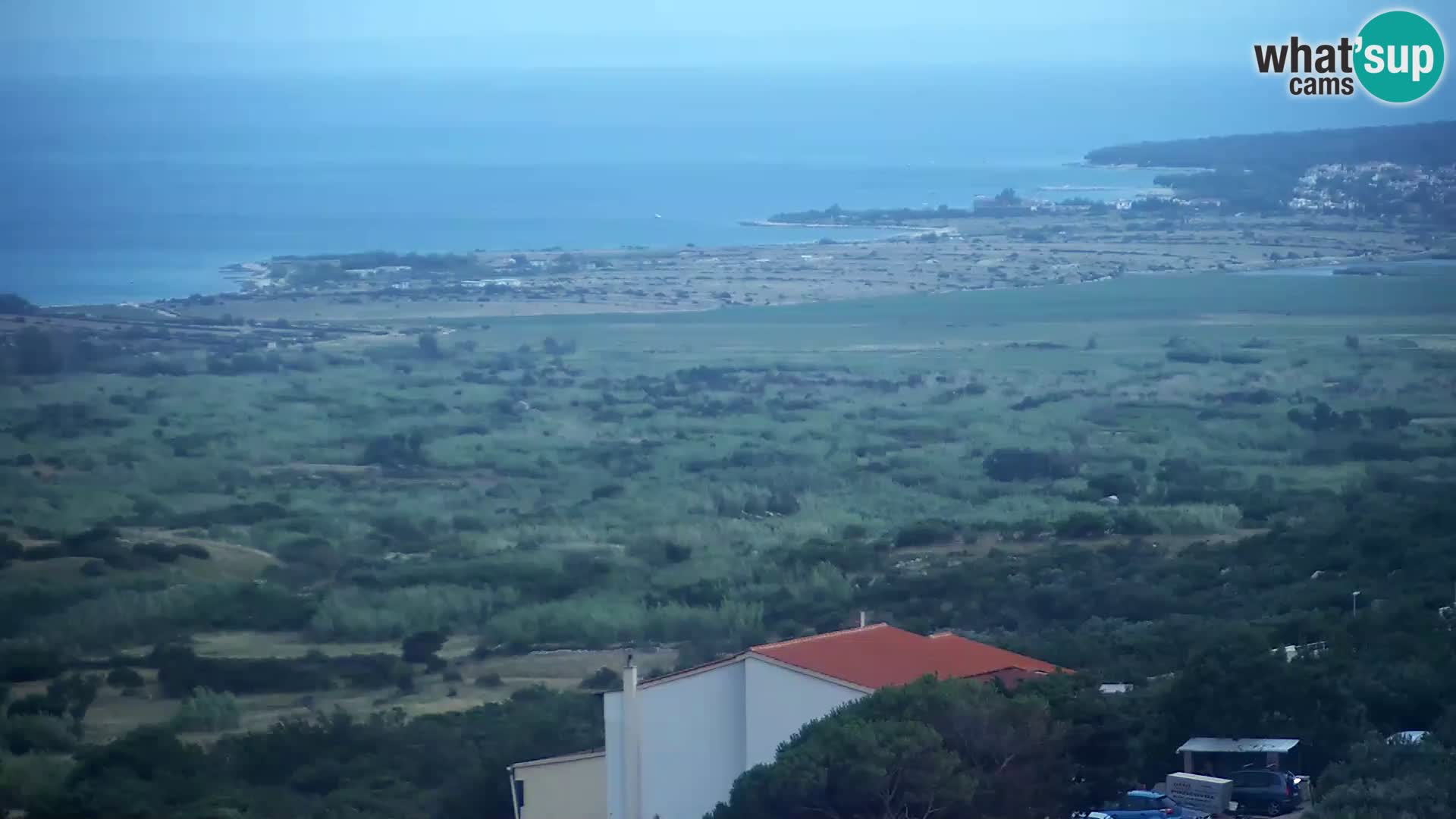 Blick von Gligora Käse Fabrik Kolan – Pag Insel