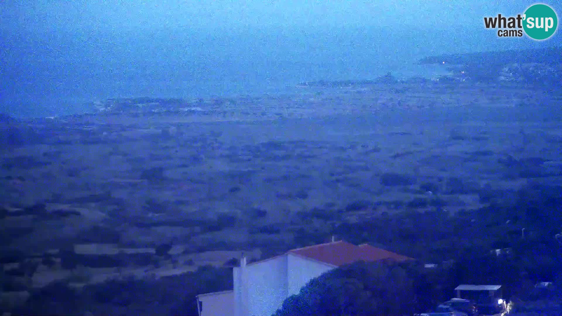 Vista dalla fabbrica di formaggio Gligora Kolan – isola di Pag