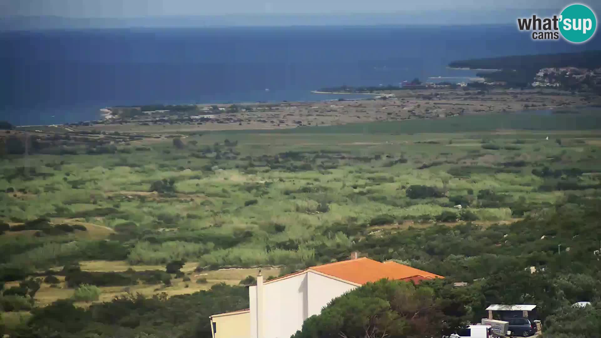 View from Gligora Cheese Factory Kolan – Pag island