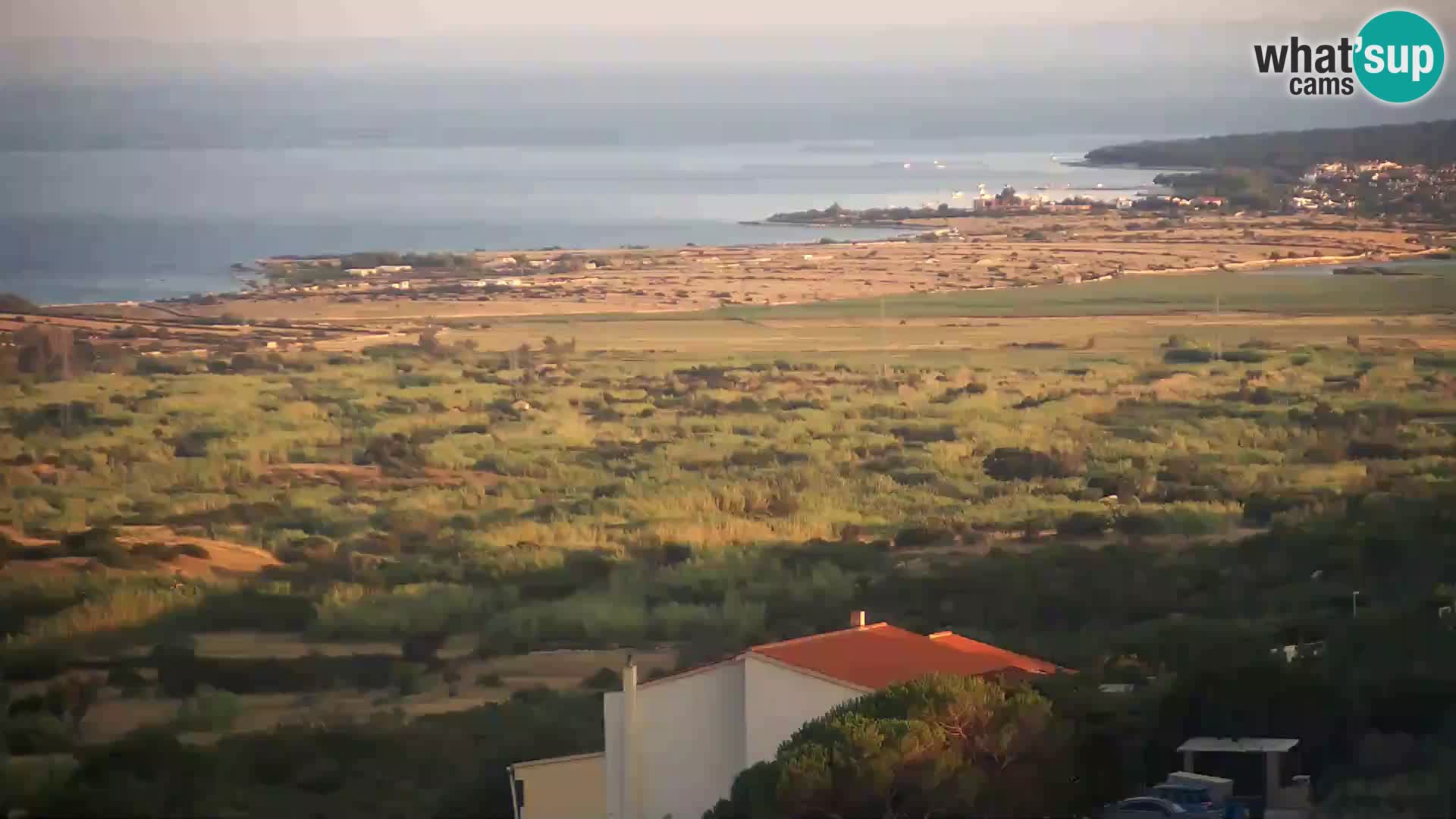 Vista dalla fabbrica di formaggio Gligora Kolan – isola di Pag