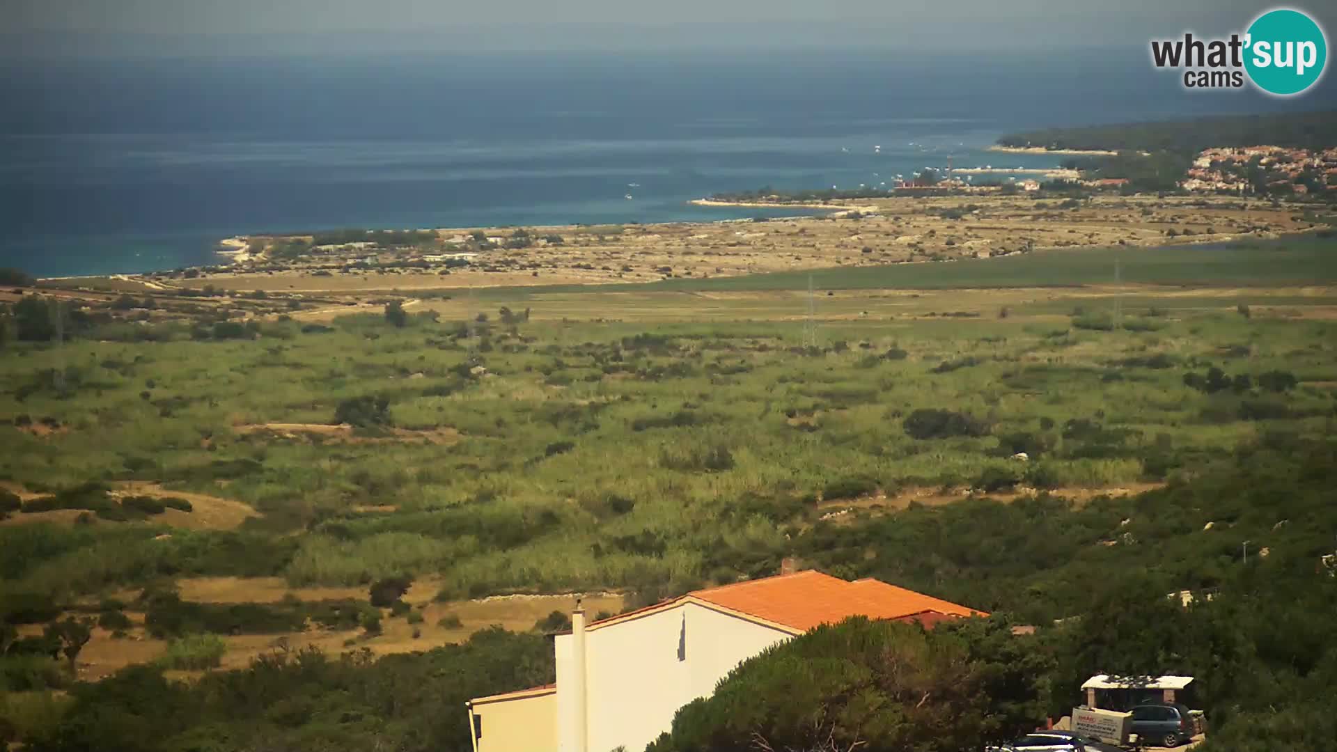 View from Gligora Cheese Factory Kolan – Pag island