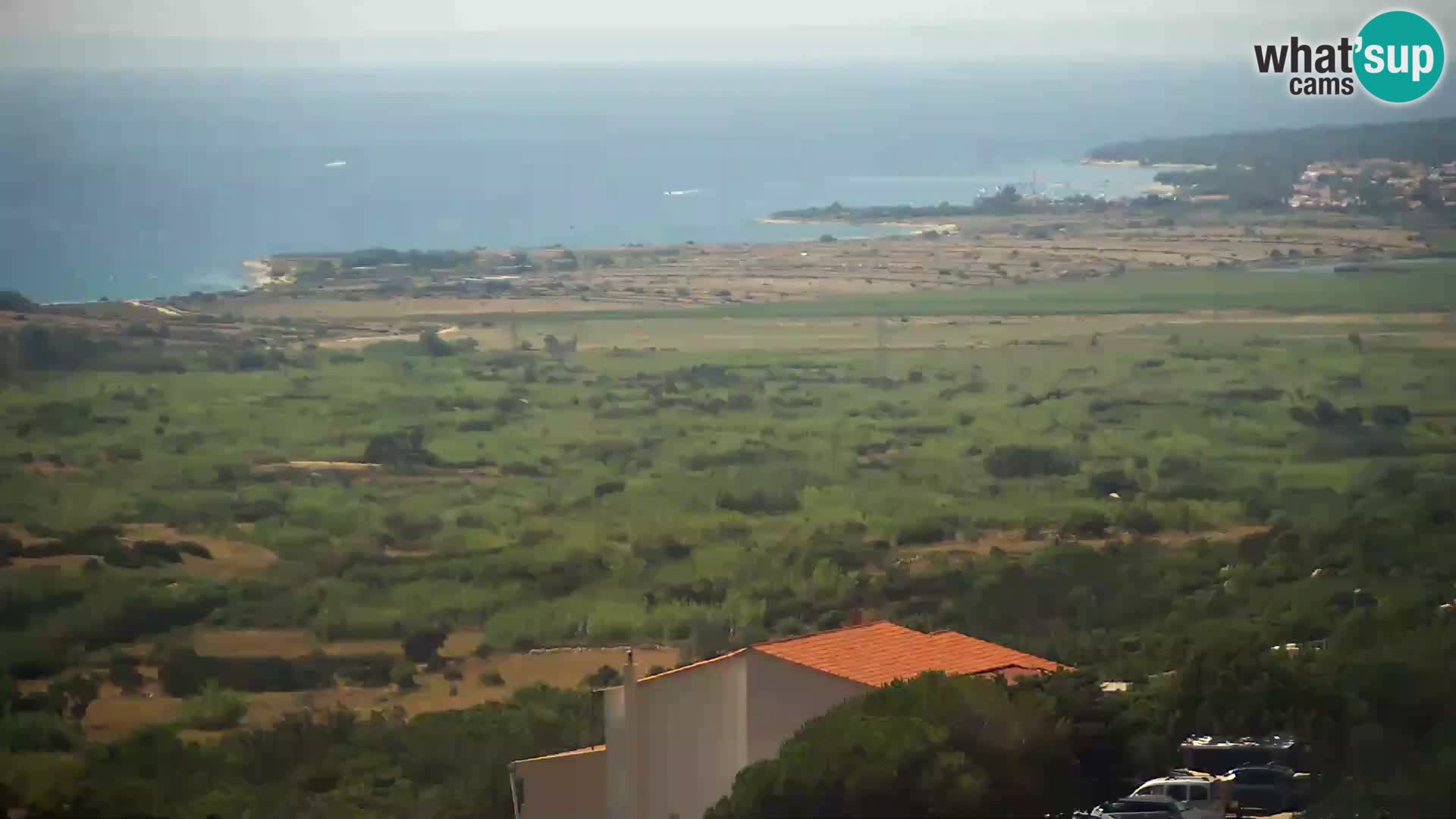 Vue de l’usine de fromage Gligora Kolan – île de Pag