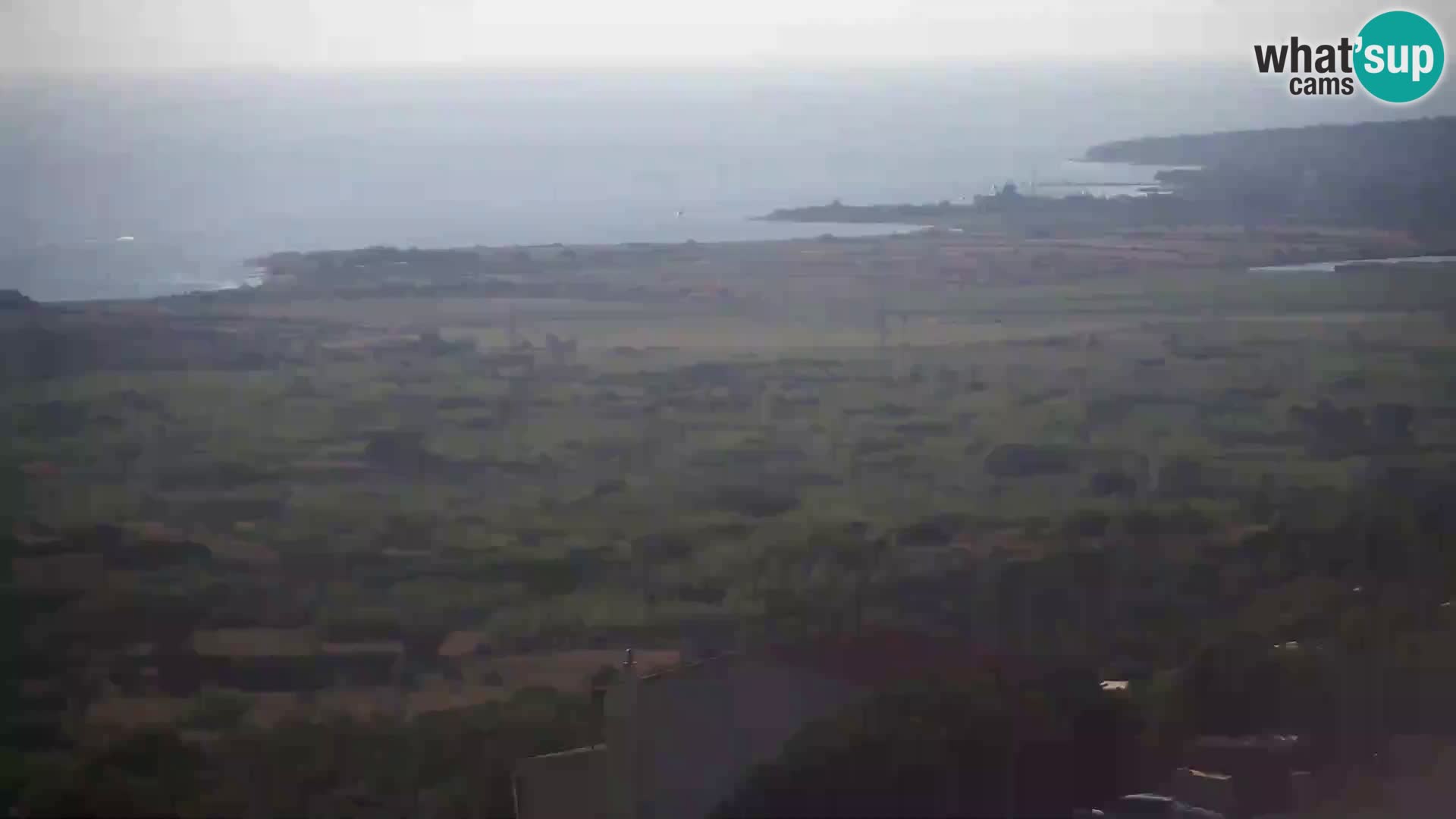 Vista dalla fabbrica di formaggio Gligora Kolan – isola di Pag