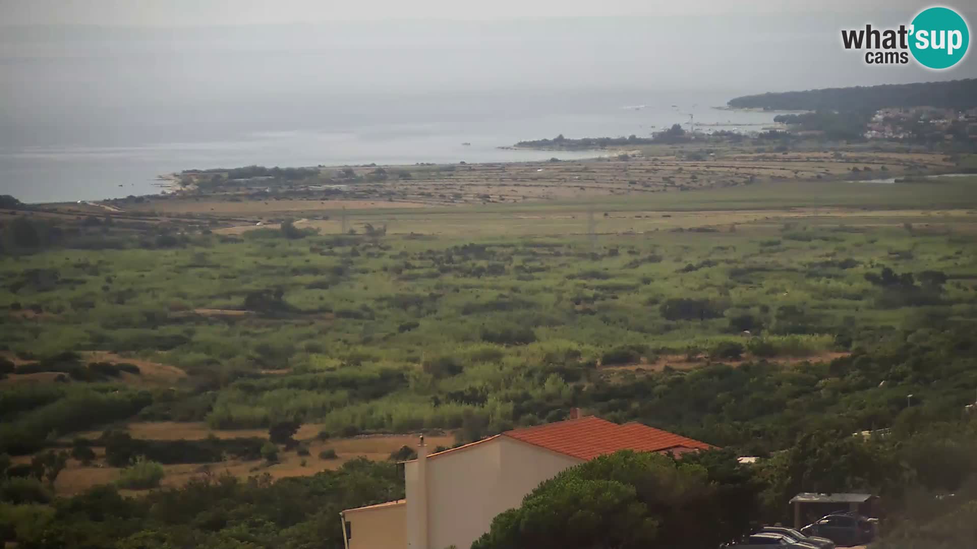 Vue de l’usine de fromage Gligora Kolan – île de Pag