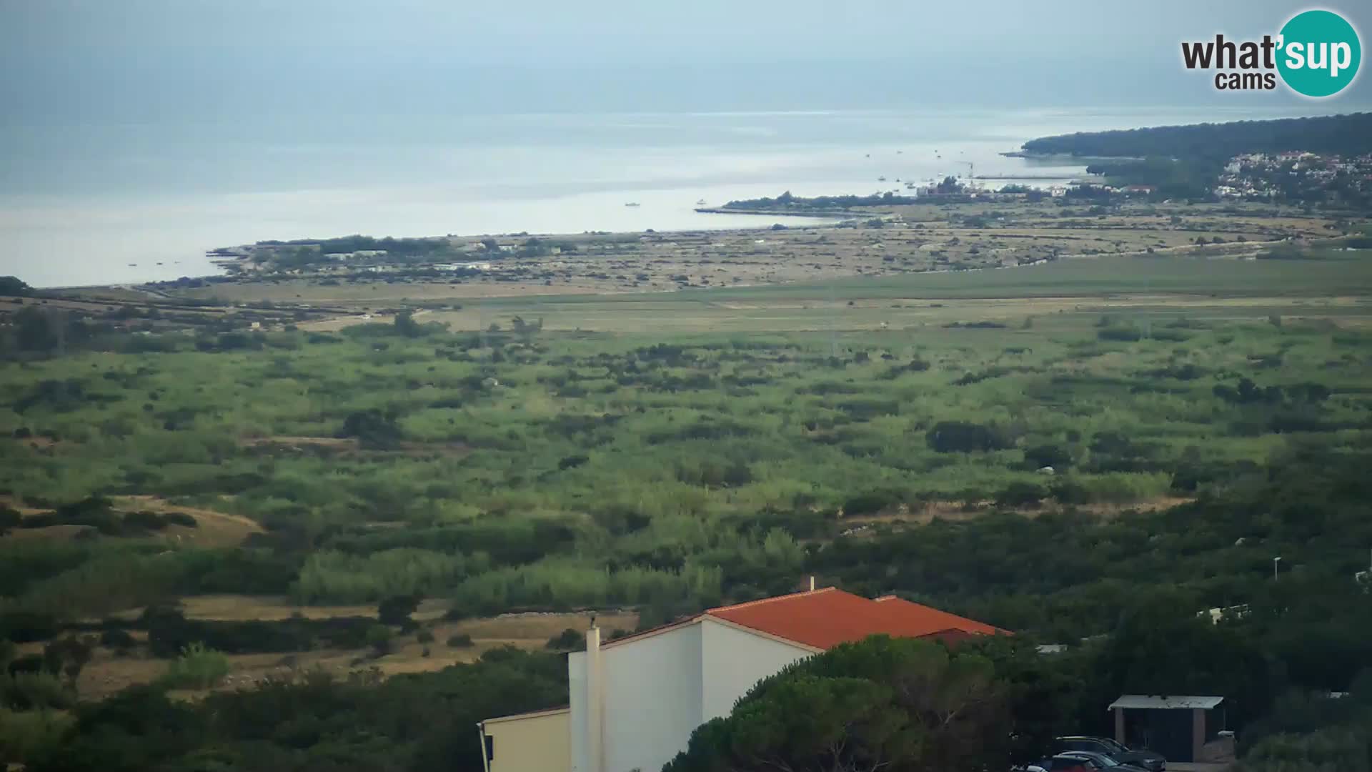 Vista de la fábrica de queso Gligora Kolan – Isla Pag