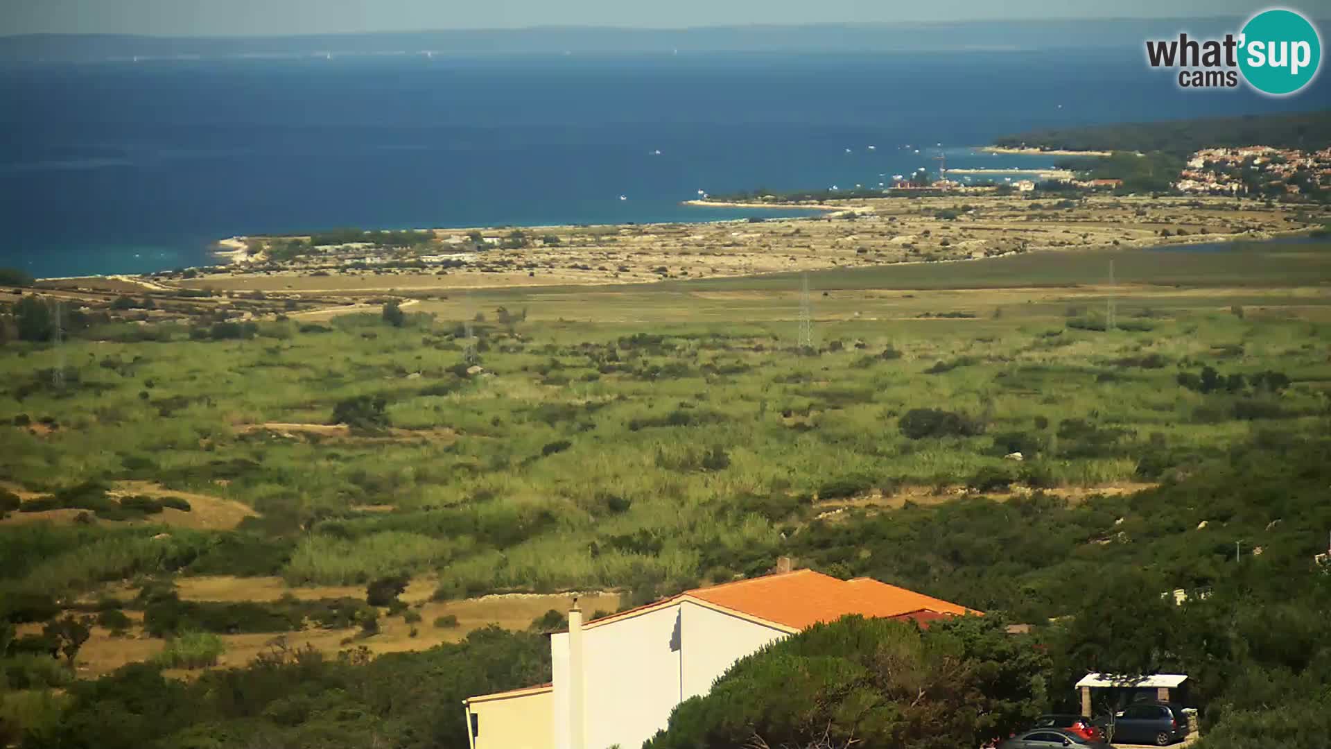 Vue de l’usine de fromage Gligora Kolan – île de Pag