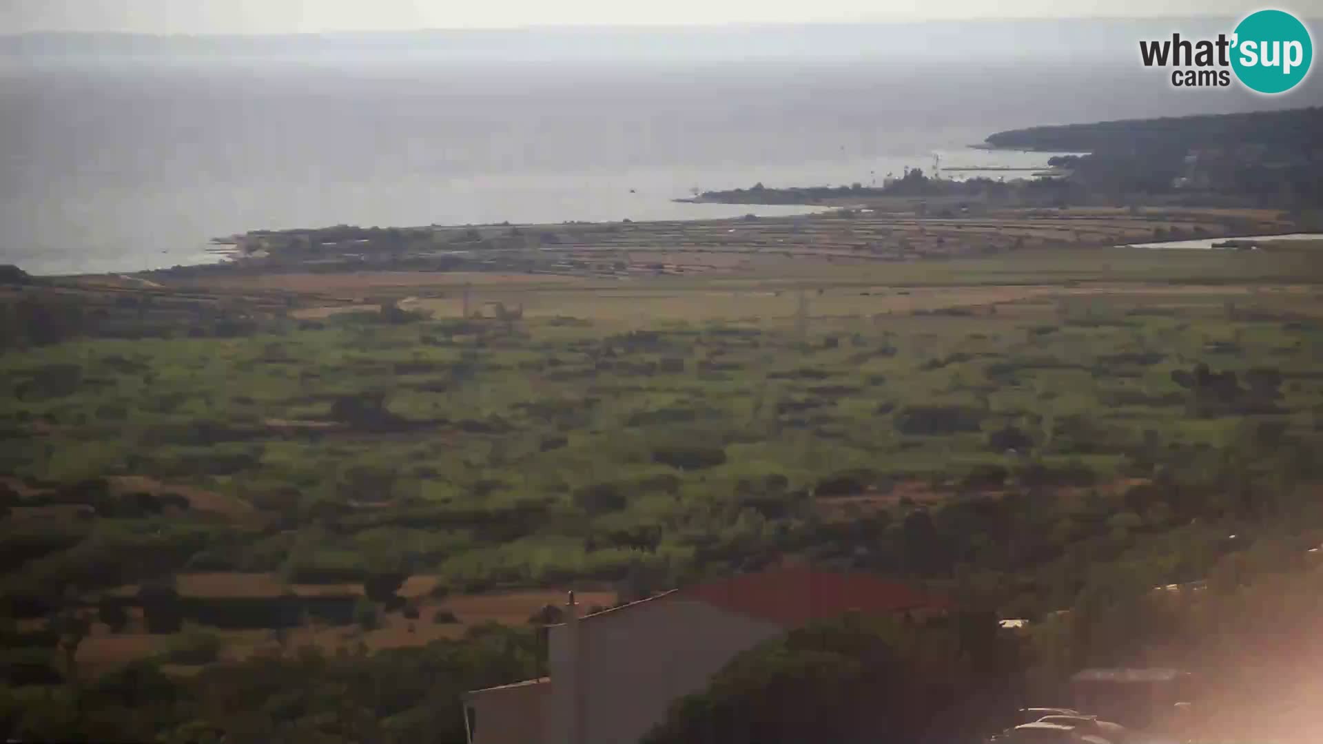 Vue de l’usine de fromage Gligora Kolan – île de Pag