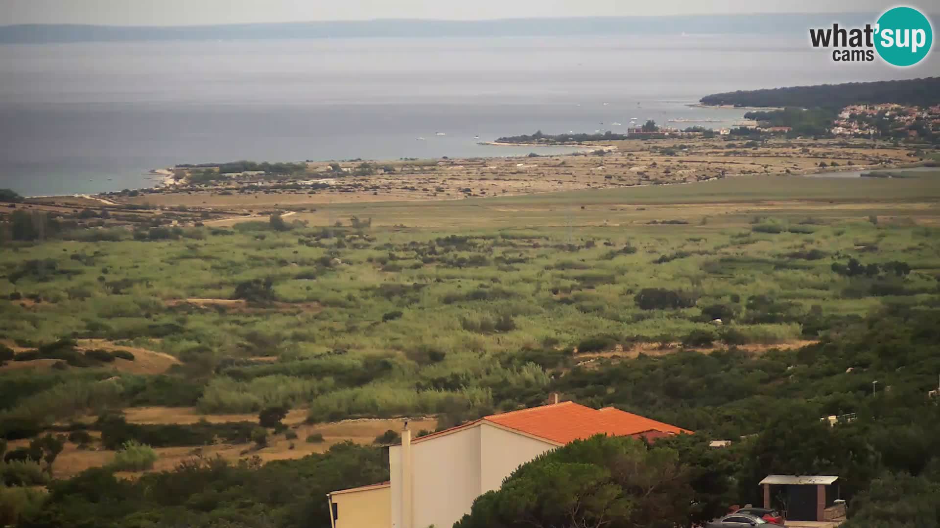 Vista de la fábrica de queso Gligora Kolan – Isla Pag
