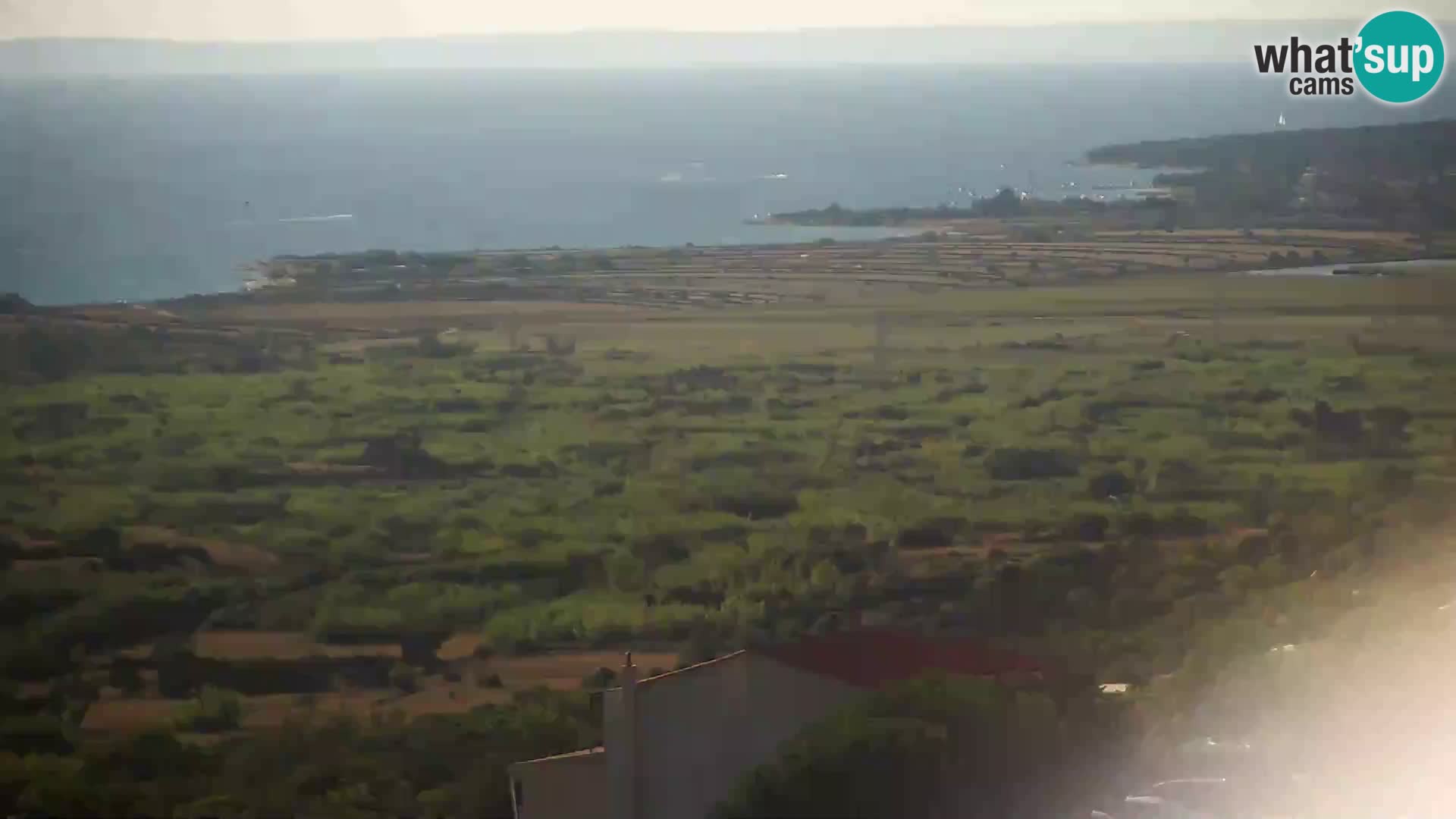 Vista dalla fabbrica di formaggio Gligora Kolan – isola di Pag
