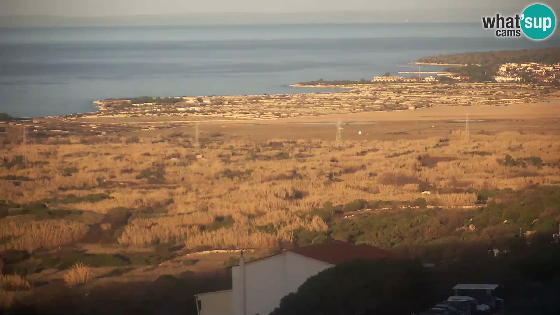 Pogled sa Sirane Gligora na Kolansko polje, blato  i ornitološki rezervat