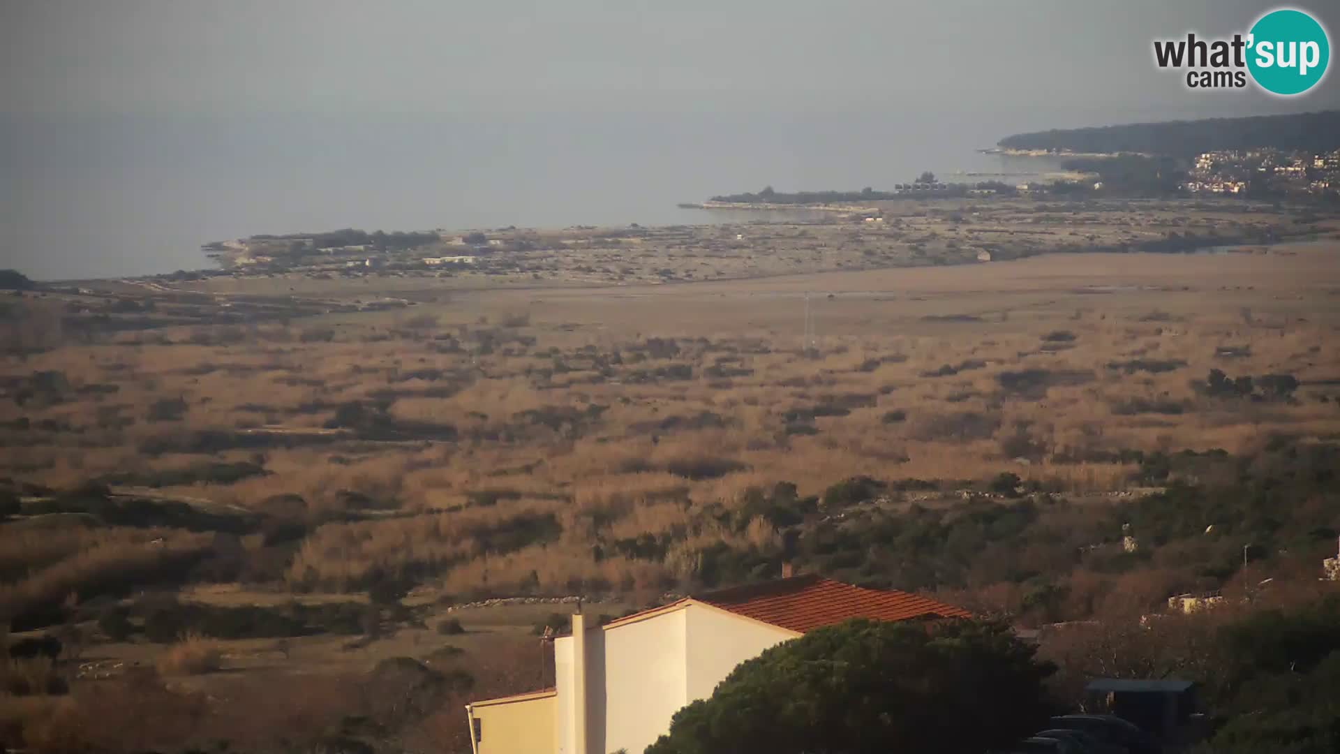 Vista de la fábrica de queso Gligora Kolan – Isla Pag