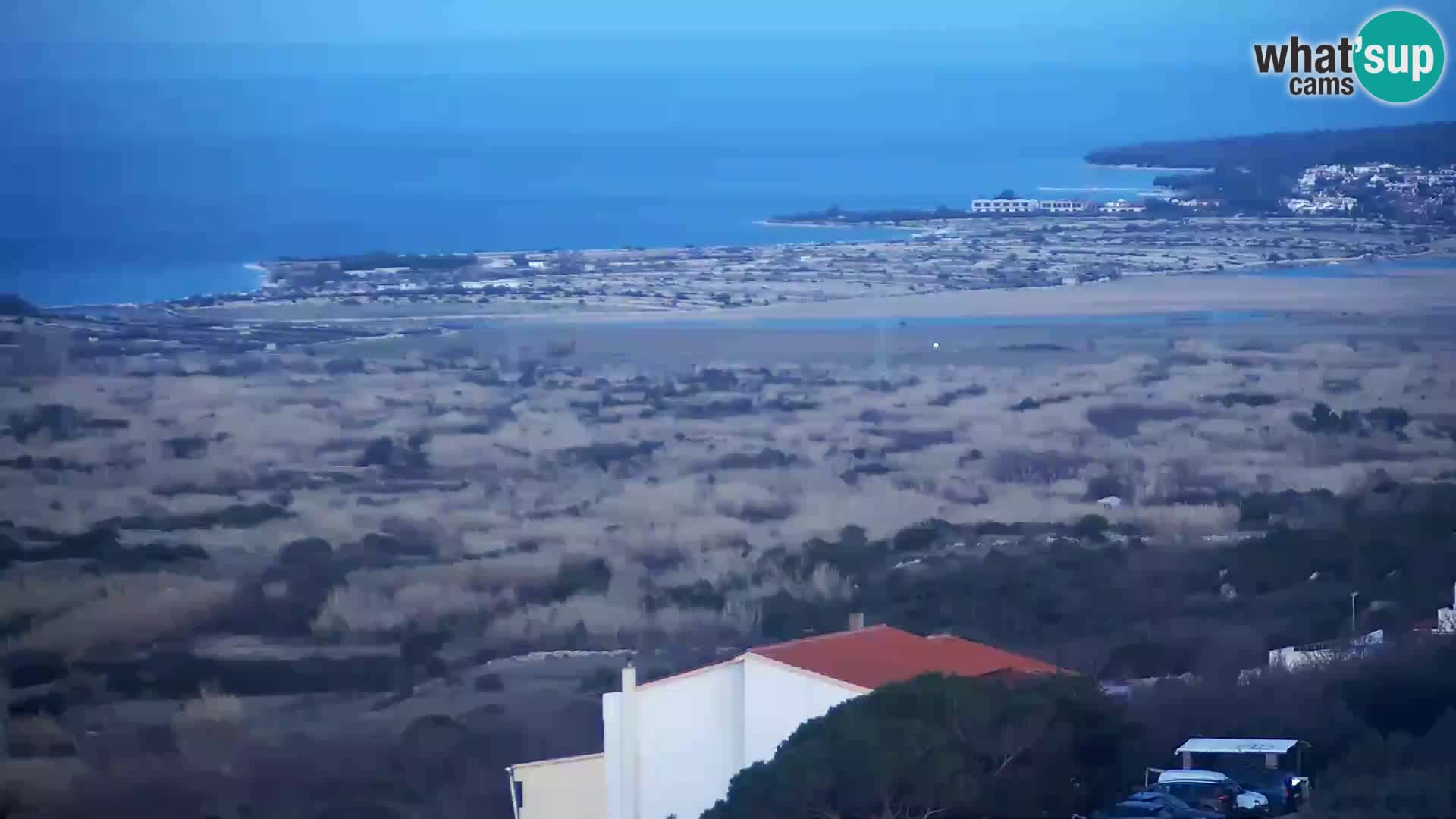 Vue de l’usine de fromage Gligora Kolan – île de Pag