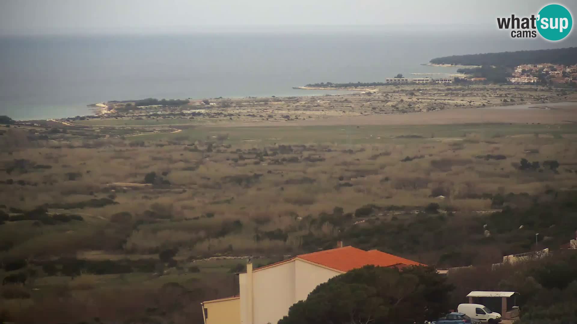 Vista de la fábrica de queso Gligora Kolan – Isla Pag