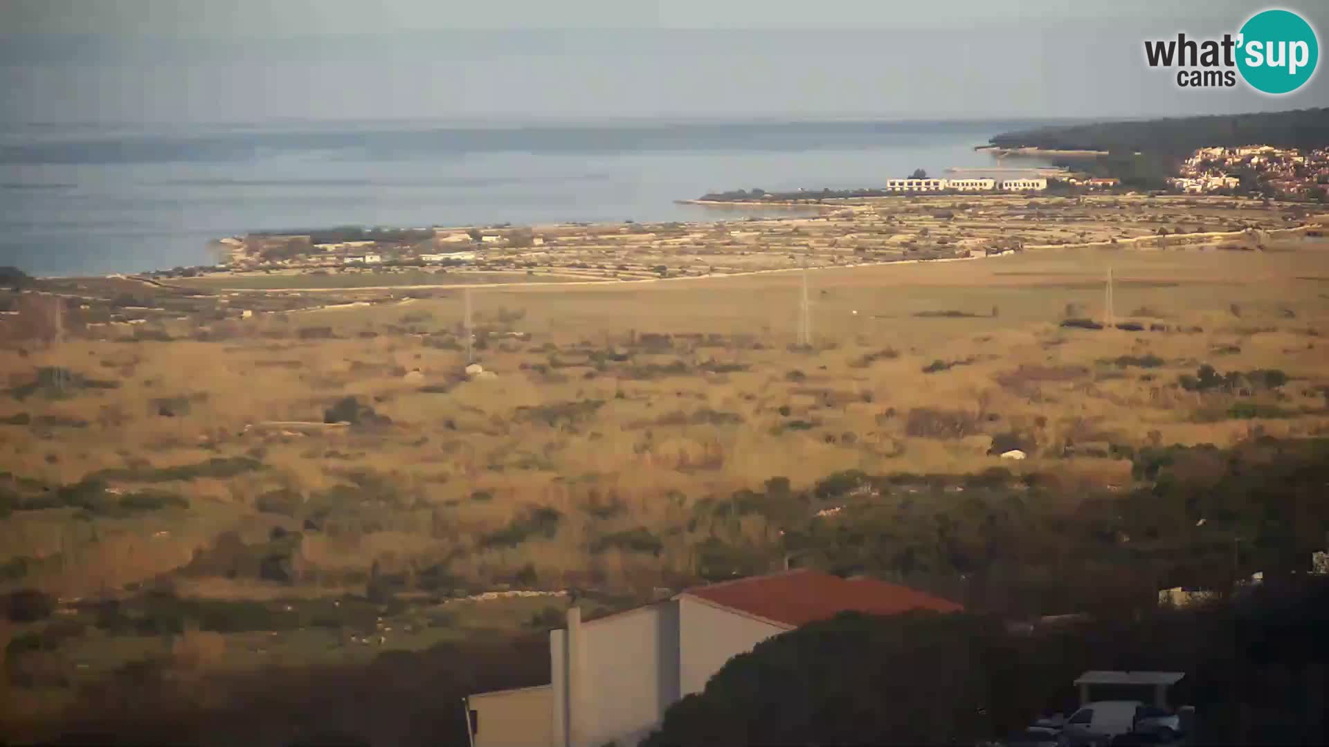 Pogled sa Sirane Gligora na Kolansko polje, blato  i ornitološki rezervat