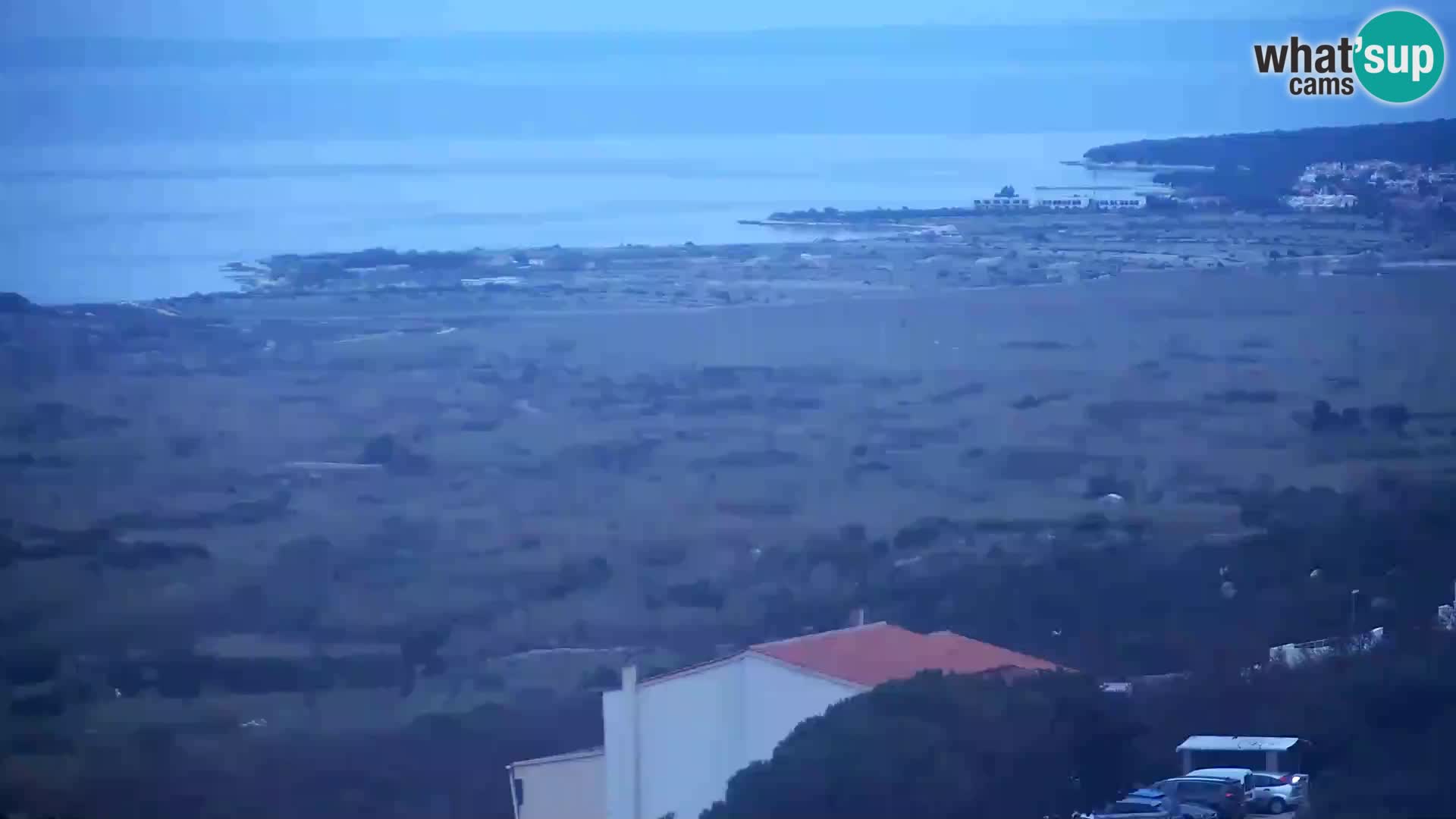 Vista de la fábrica de queso Gligora Kolan – Isla Pag