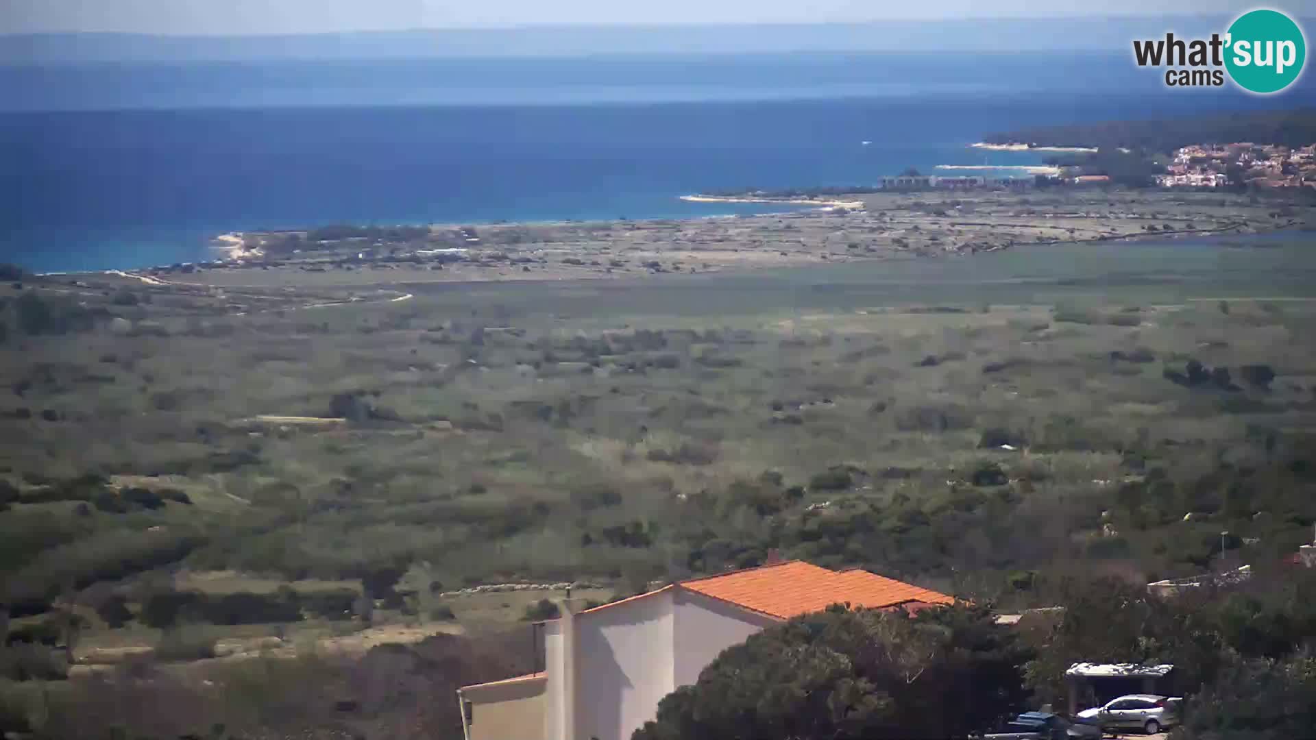 Pogled s Sirarne Gligora na Kolansko polje, blato in ornitološki rezervat