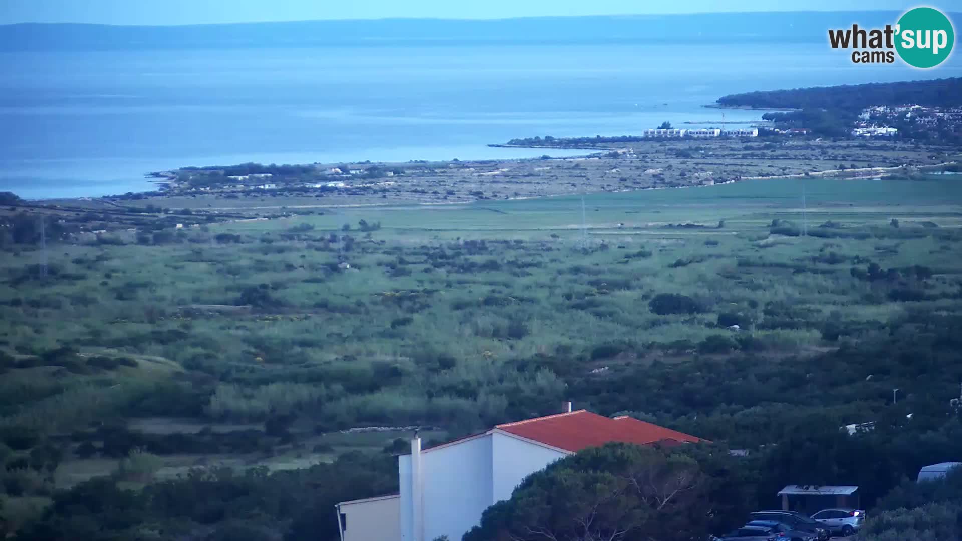 Vue de l’usine de fromage Gligora Kolan – île de Pag