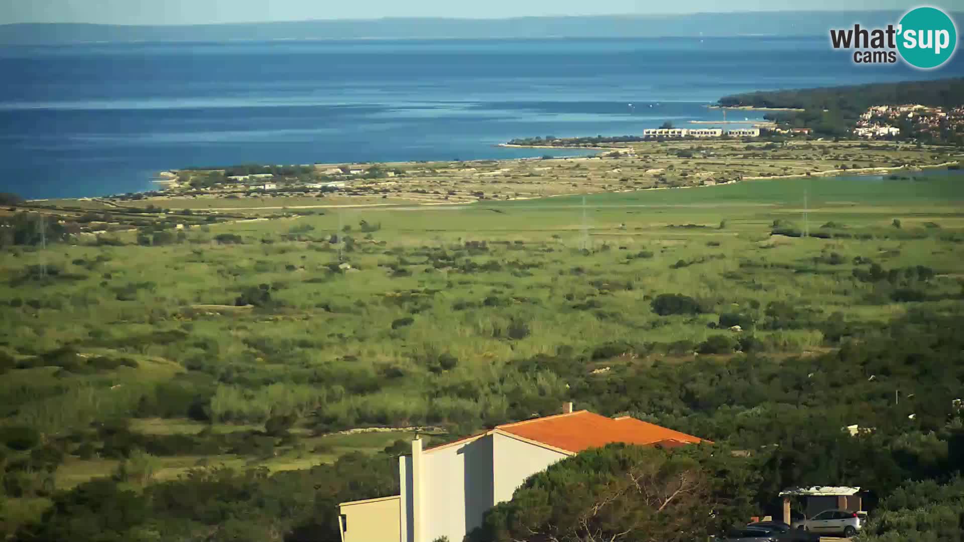 Blick von Gligora Käse Fabrik Kolan – Pag Insel