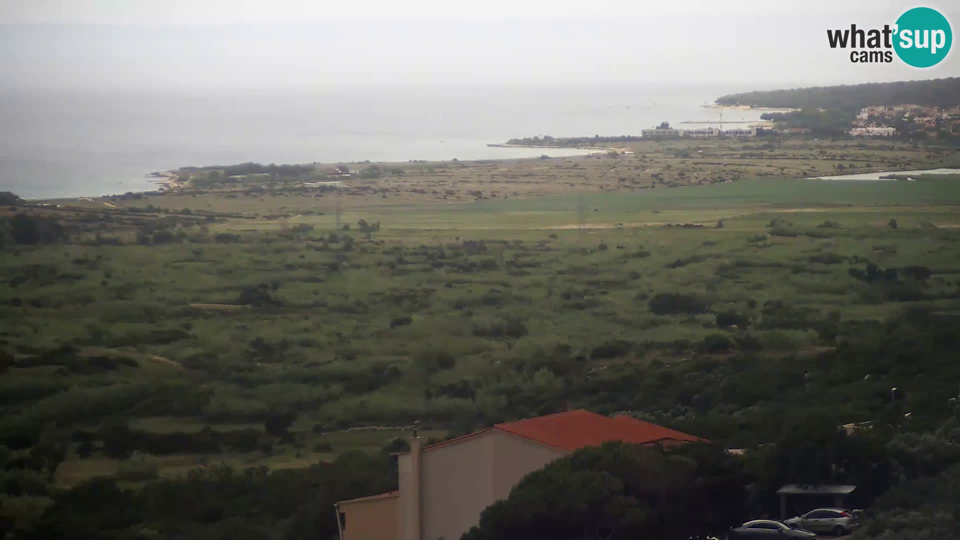 Pogled sa Sirane Gligora na Kolansko polje, blato  i ornitološki rezervat