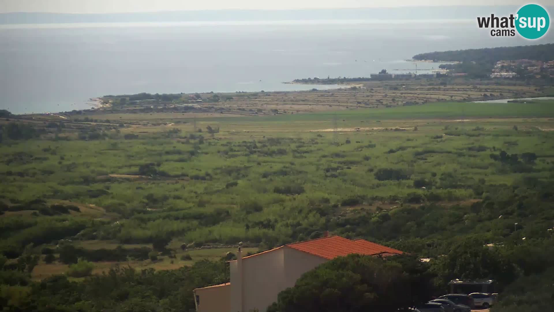 Vue de l’usine de fromage Gligora Kolan – île de Pag