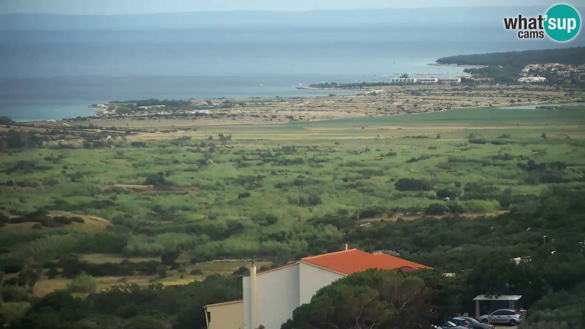 Vista de la fábrica de queso Gligora Kolan – Isla Pag