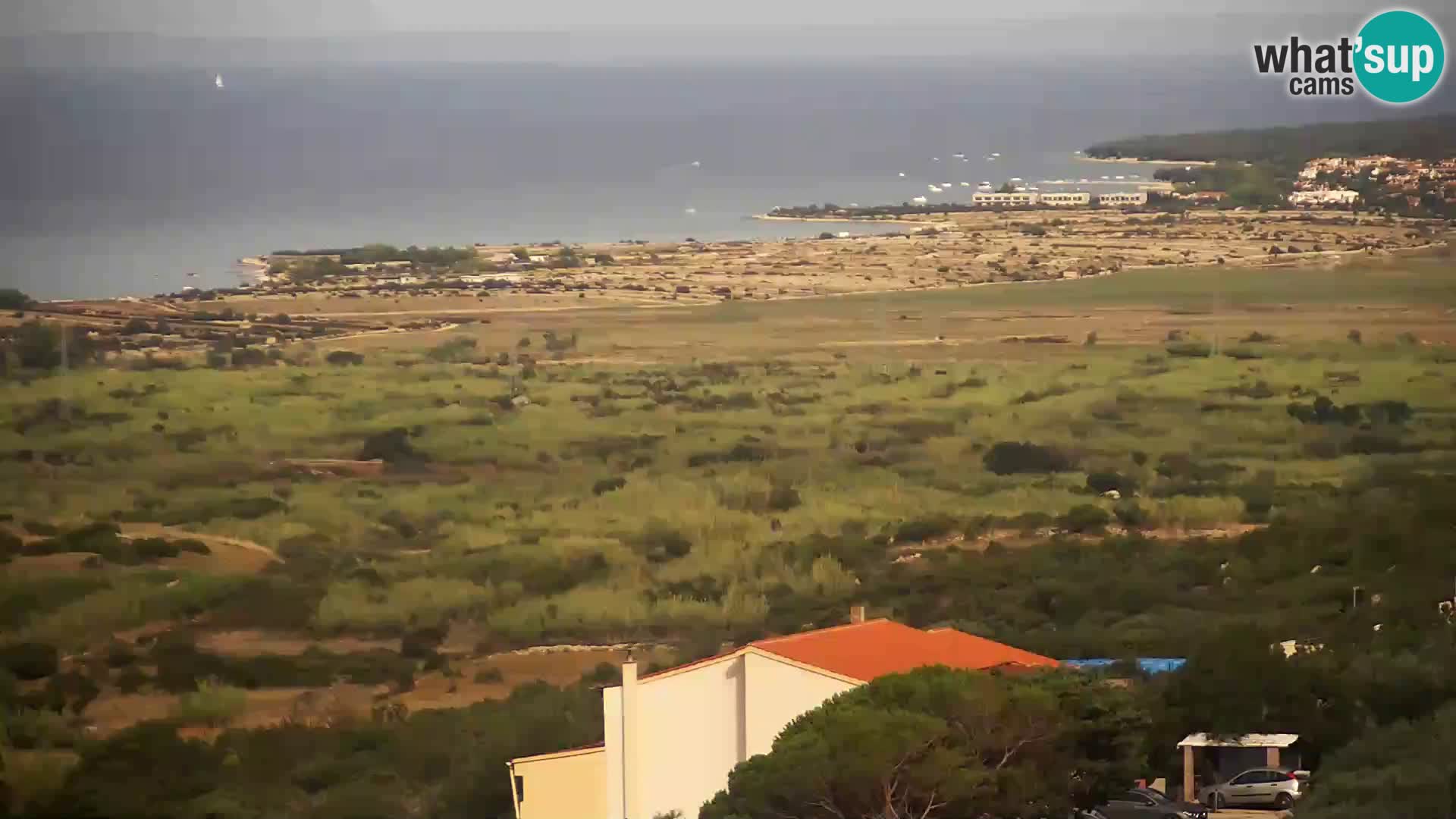 Vista dalla fabbrica di formaggio Gligora Kolan – isola di Pag